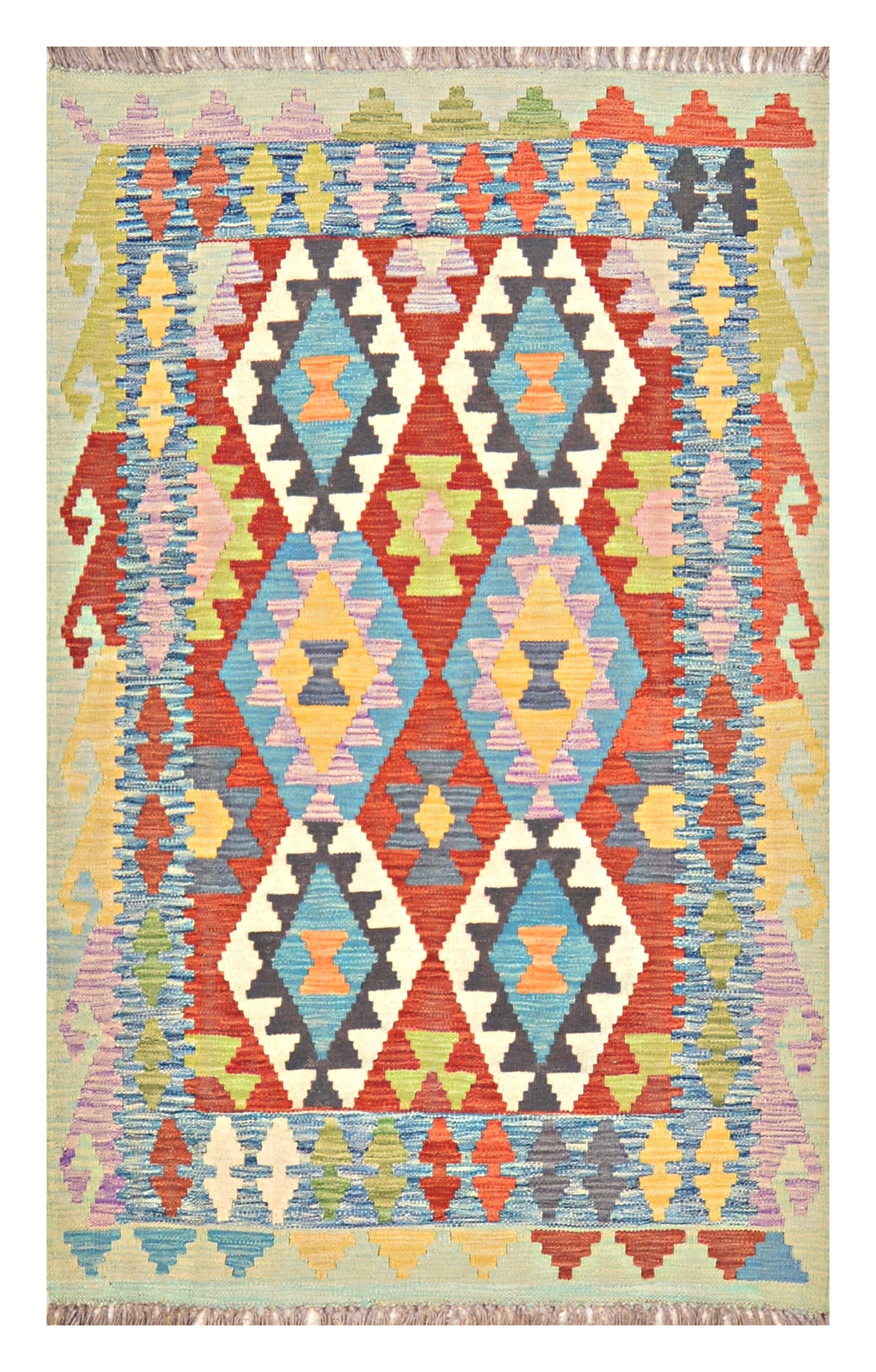 Afghan Kilim - 3x5 ft