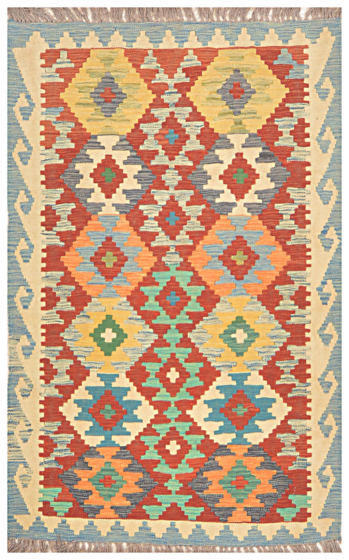 Afghan Kilim - 3x5 ft