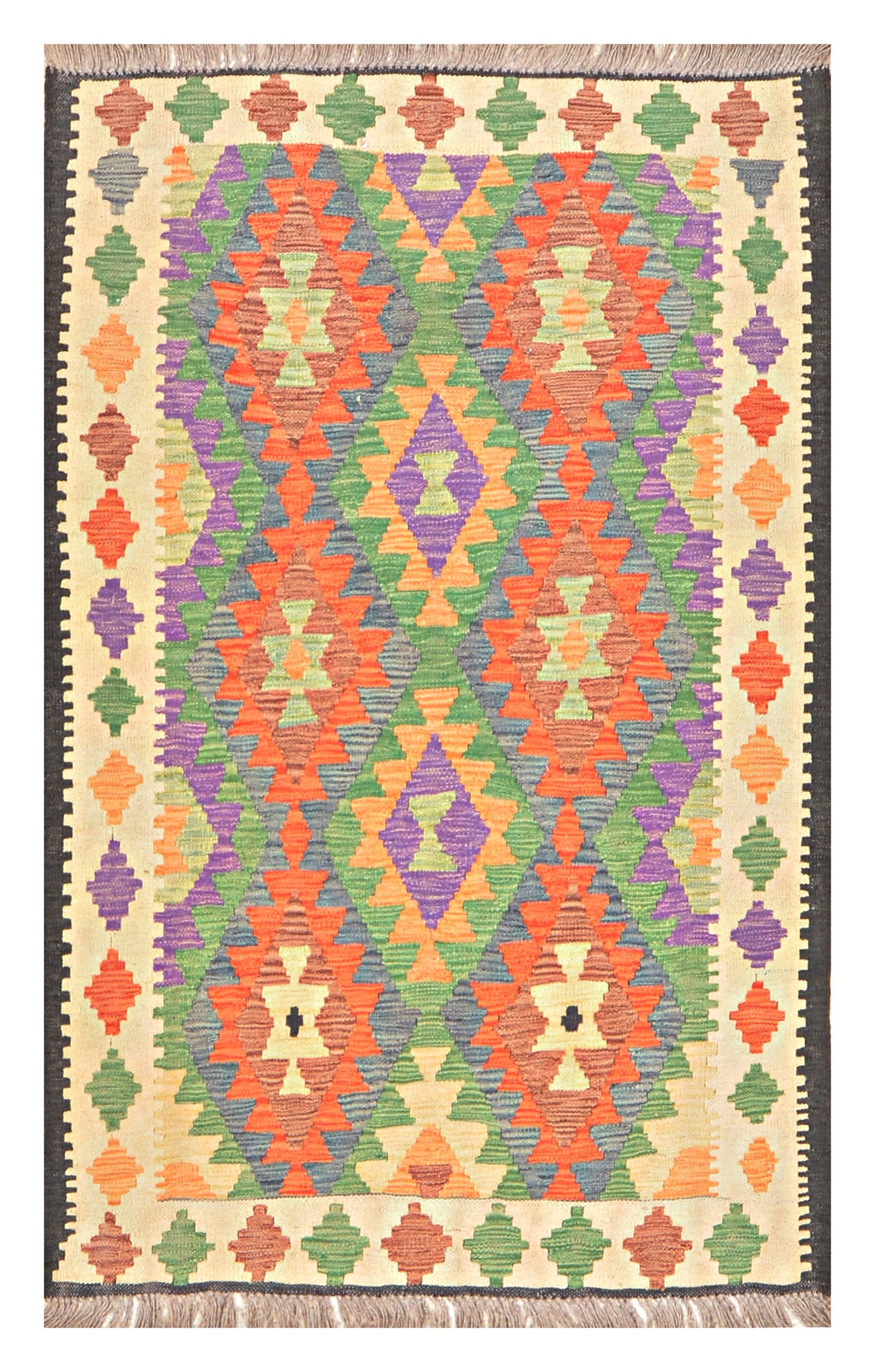 Afghan Kilim - 3x5 ft