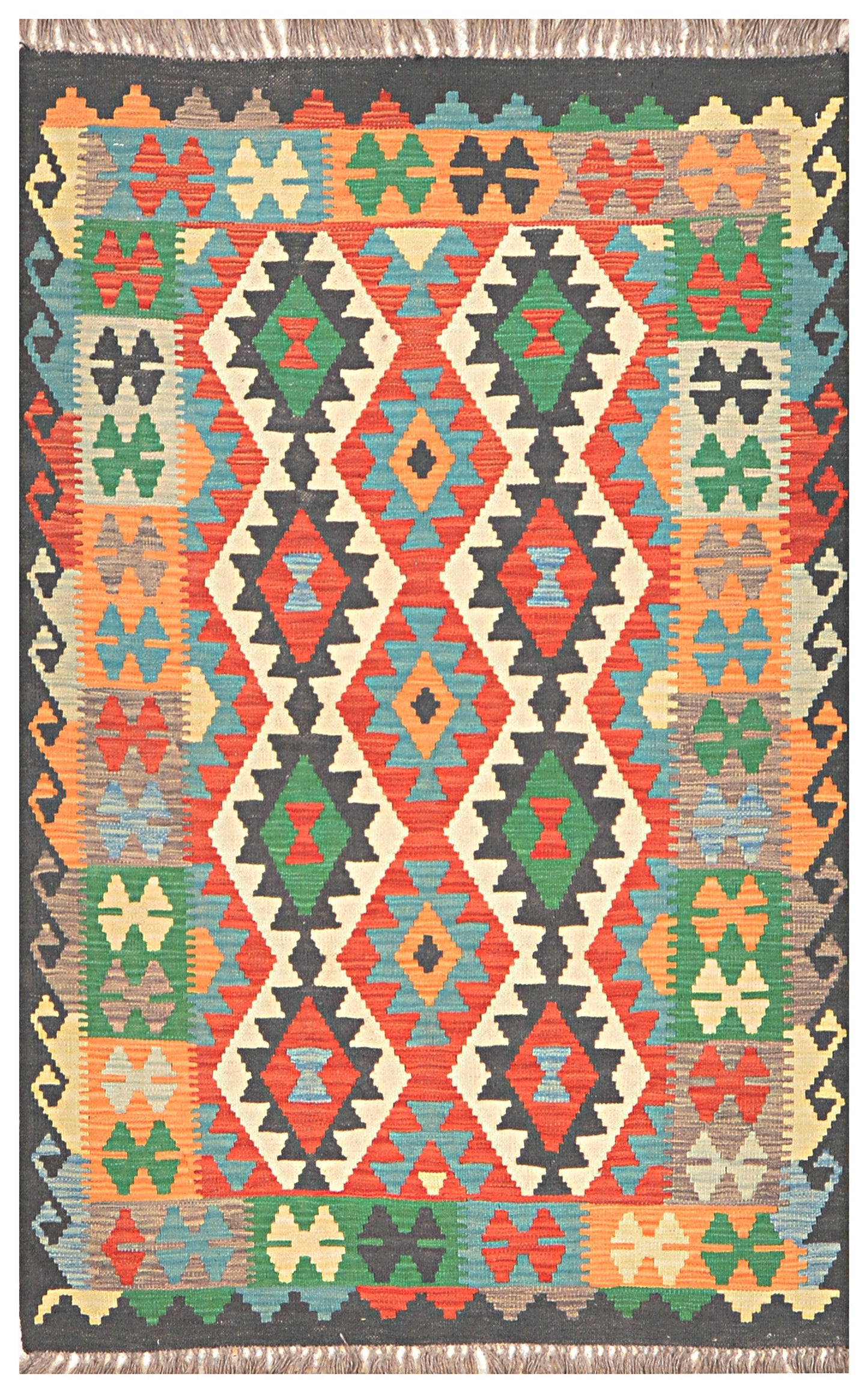 Afghan Kilim - 3x5 ft