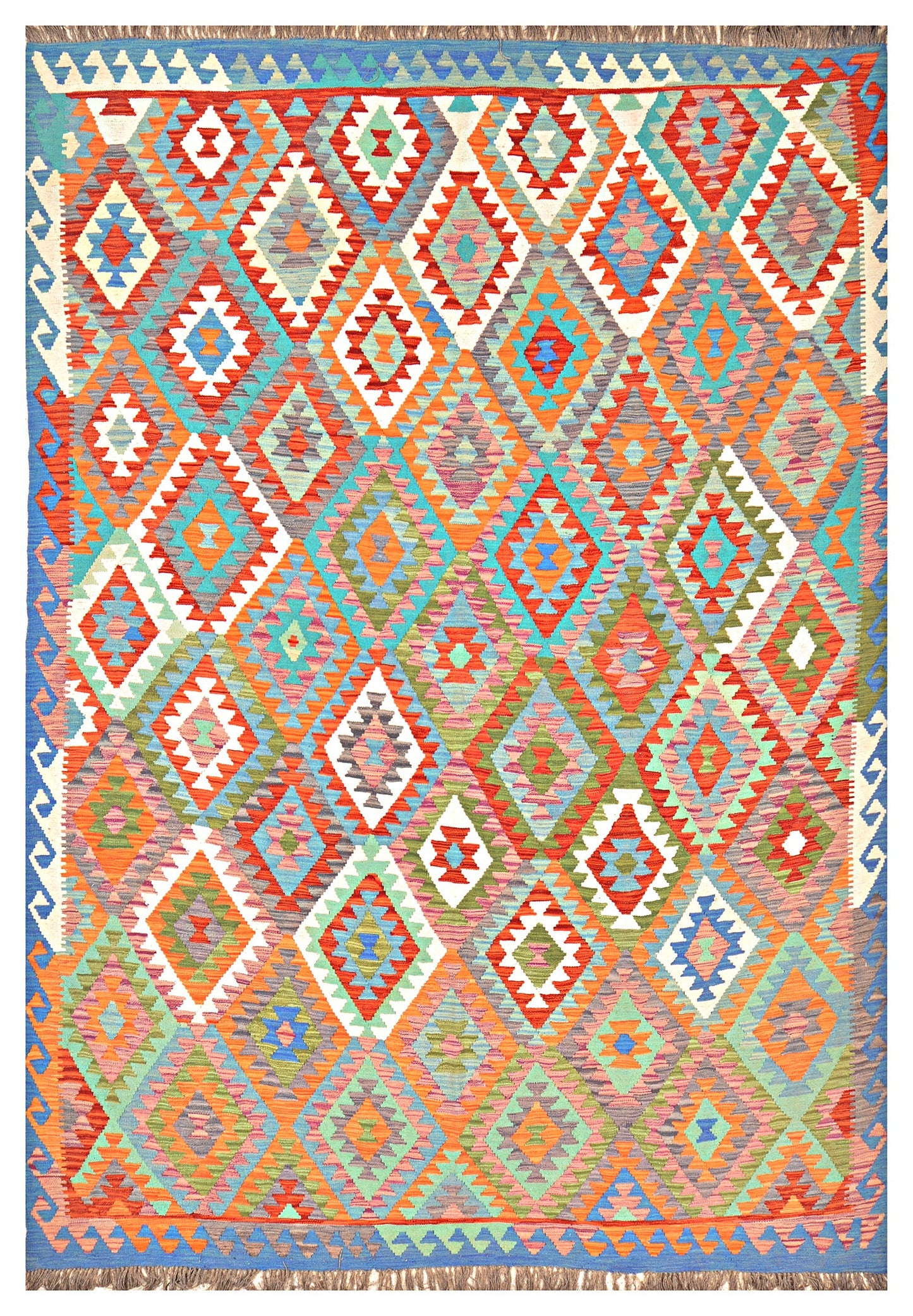 Afghan Kilim - 8x11 ft