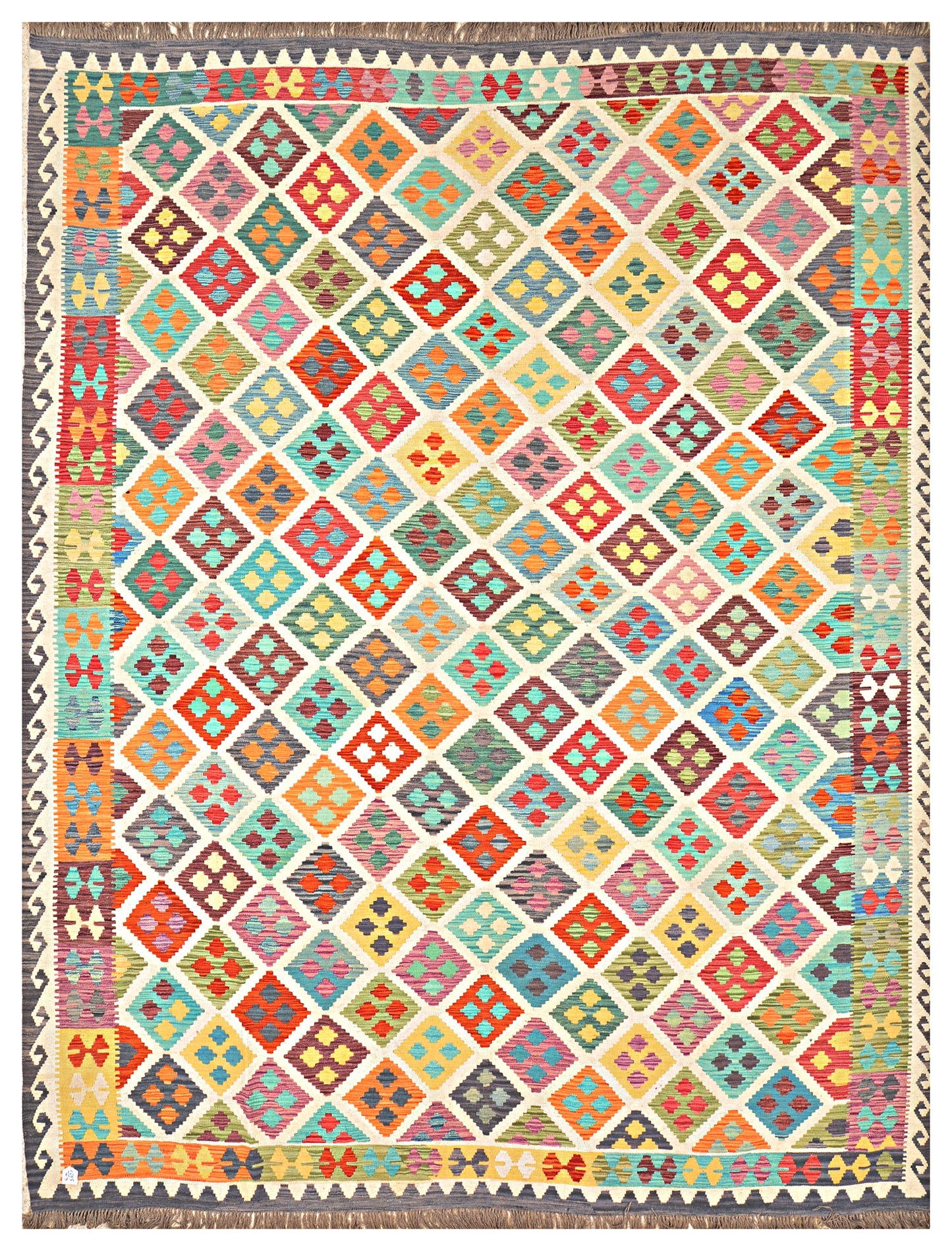 Afghan Kilim - 10x13 ft