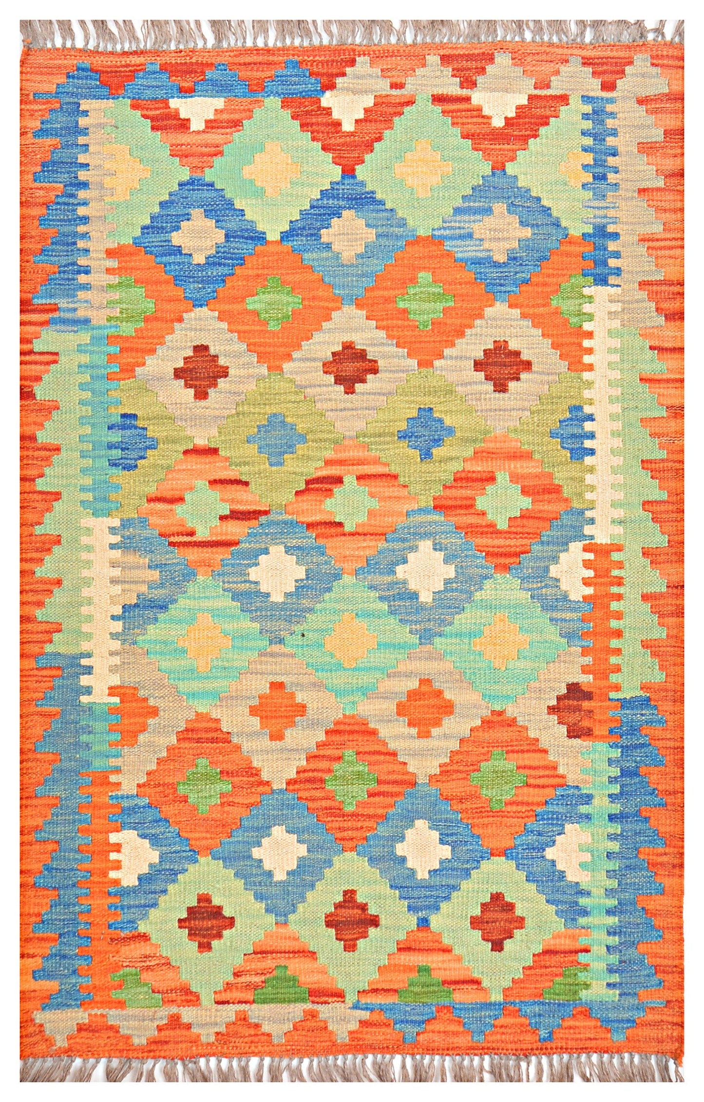 Afghan Kilim - 2.5x4 ft