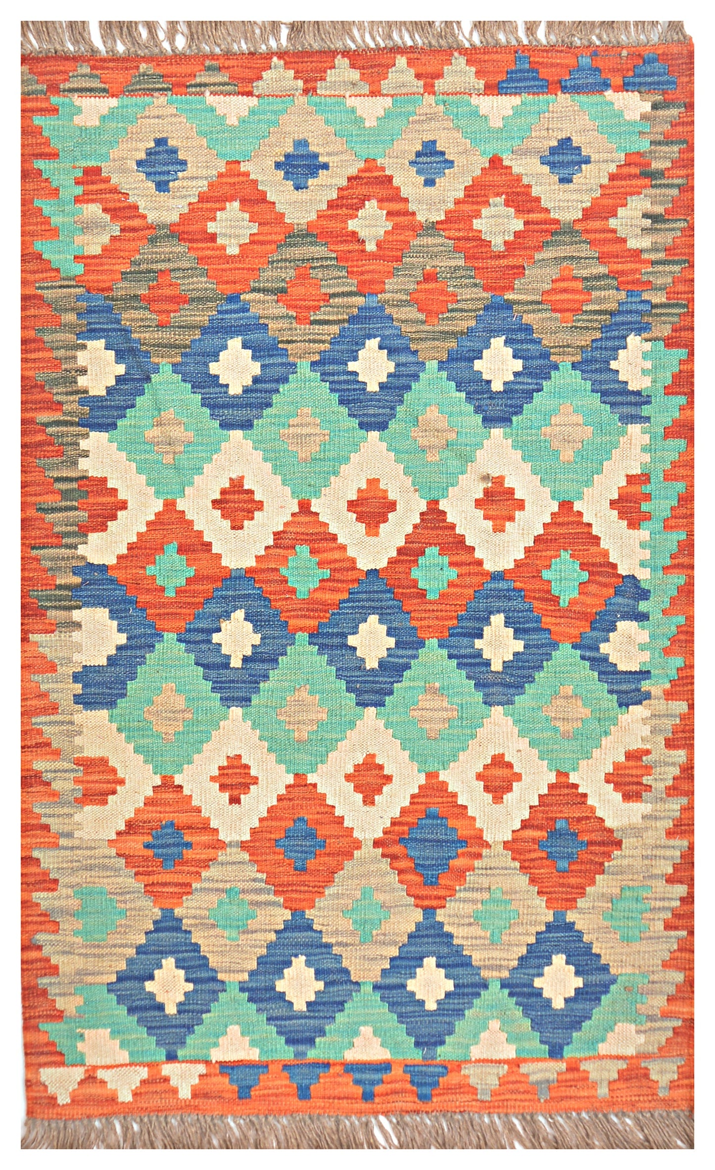 Afghan Kilim - 2.5x4 ft