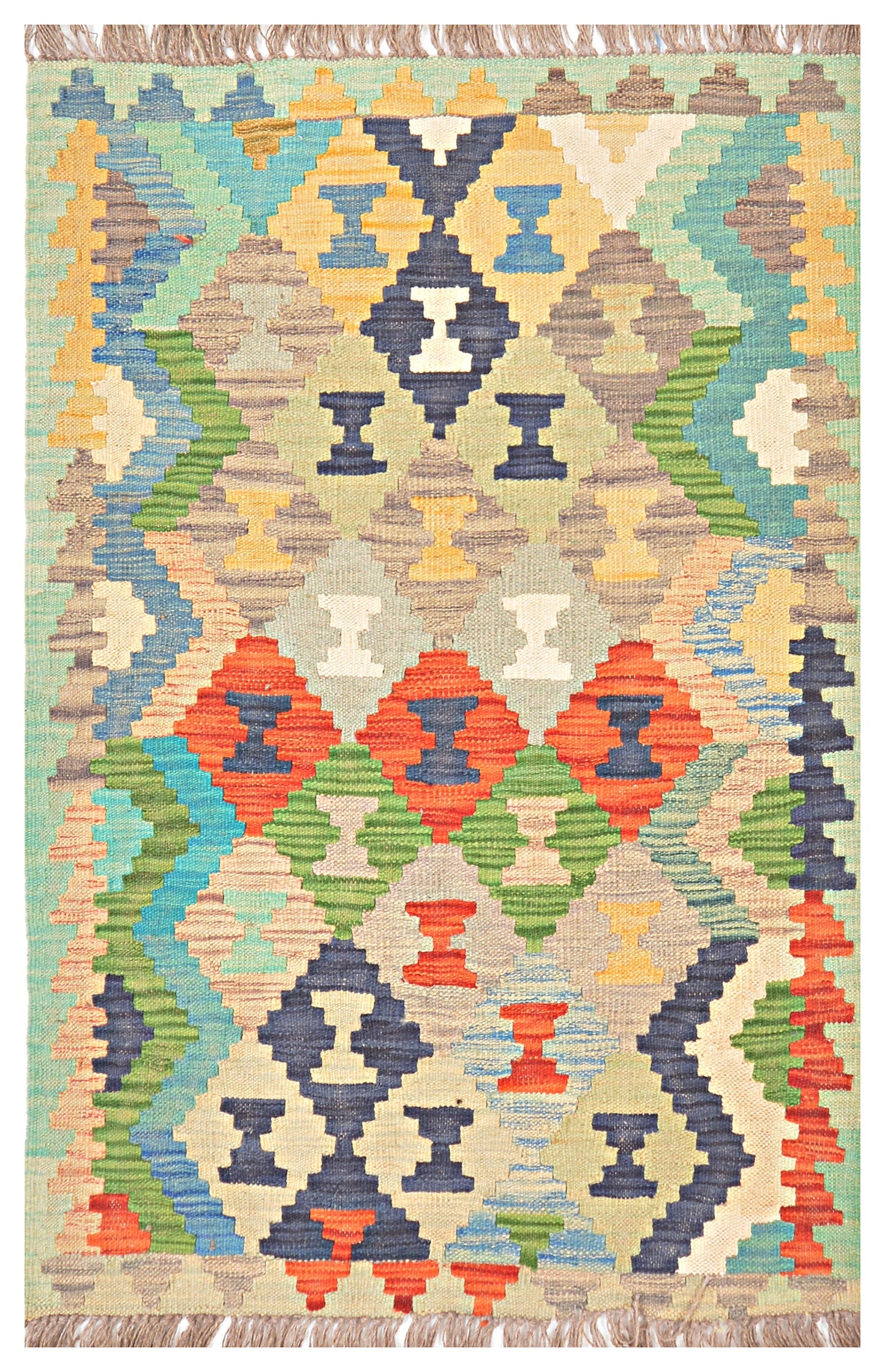 Afghan Kilim - 2.5x4 ft