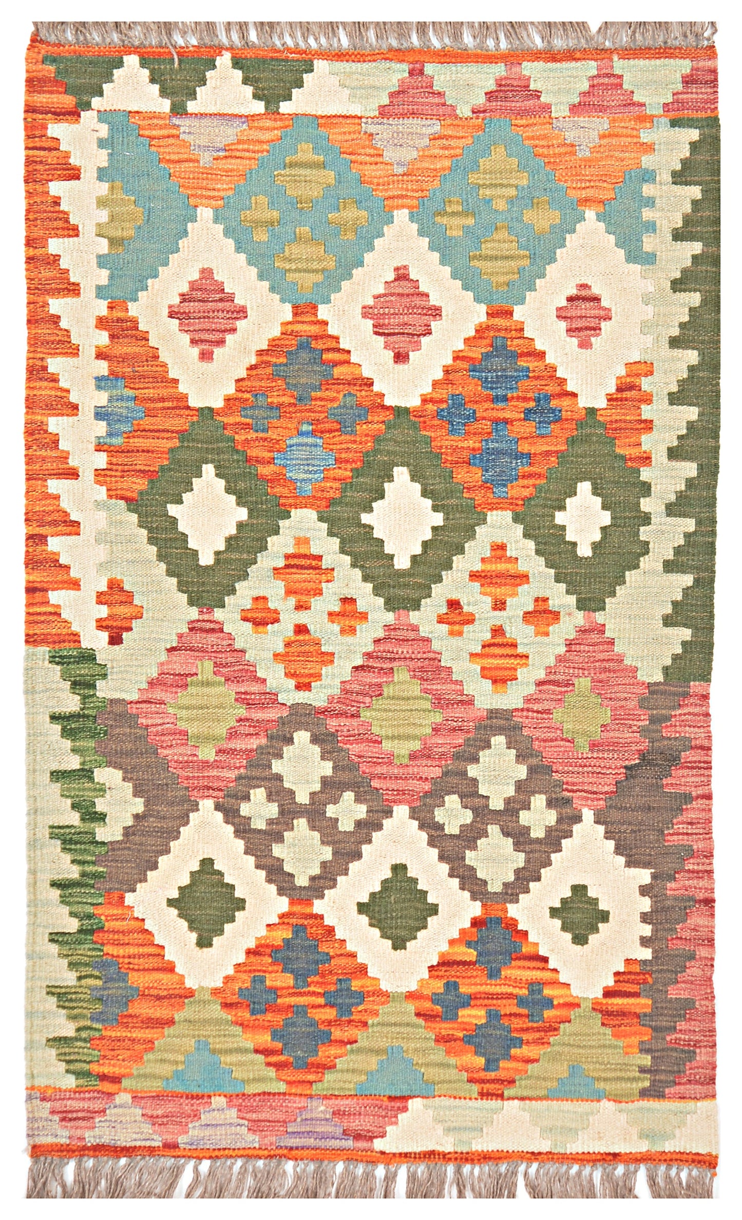 Afghan Kilim - 2.5x4 ft