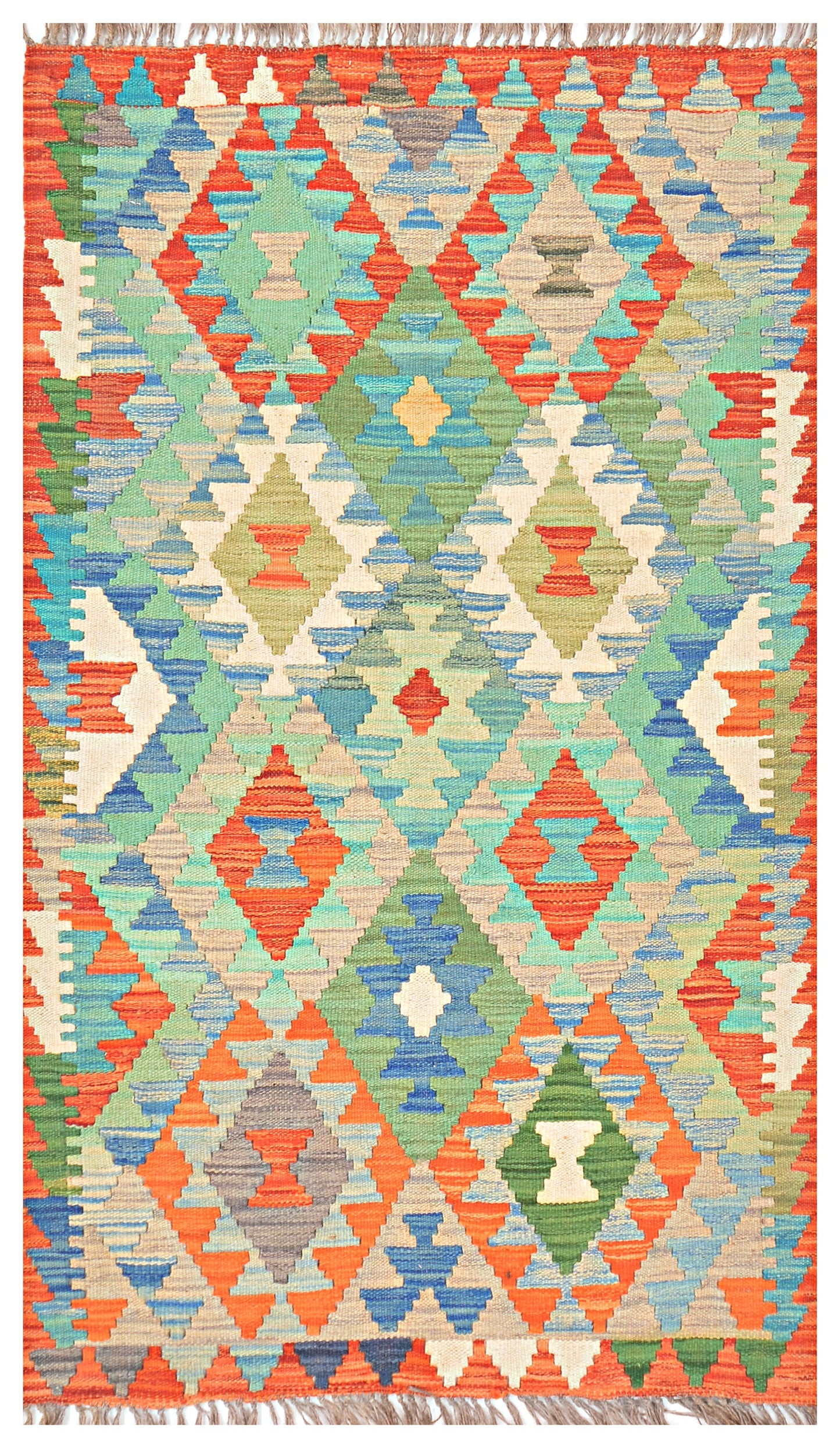 Afghan Kilim - 2.5x4 ft
