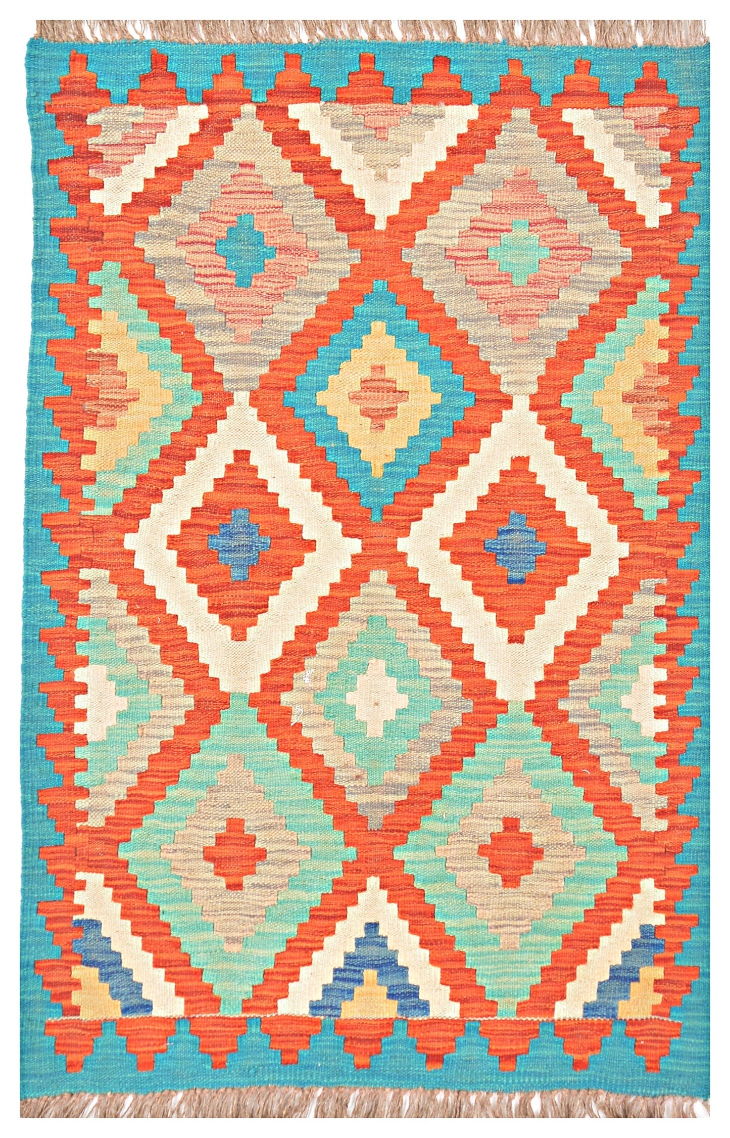 Afghan Kilim - 2.5x4 ft