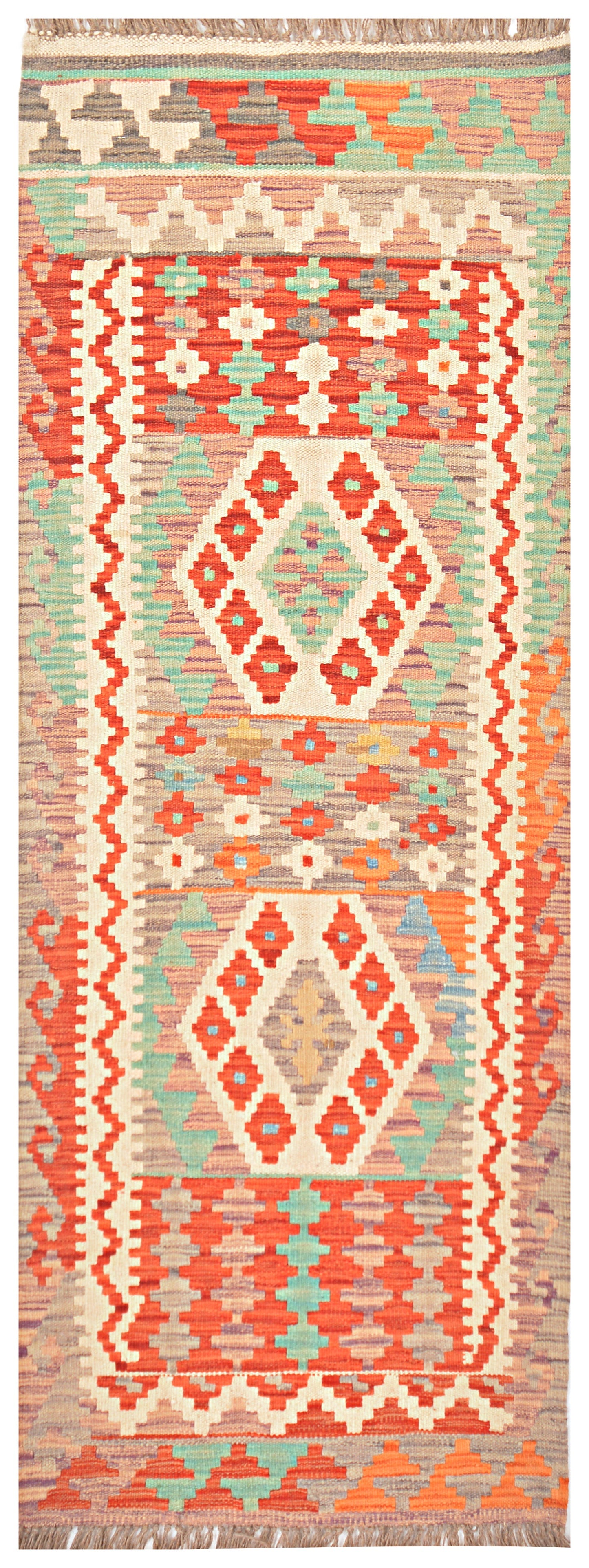 Afghan Kilim - 2x6 ft