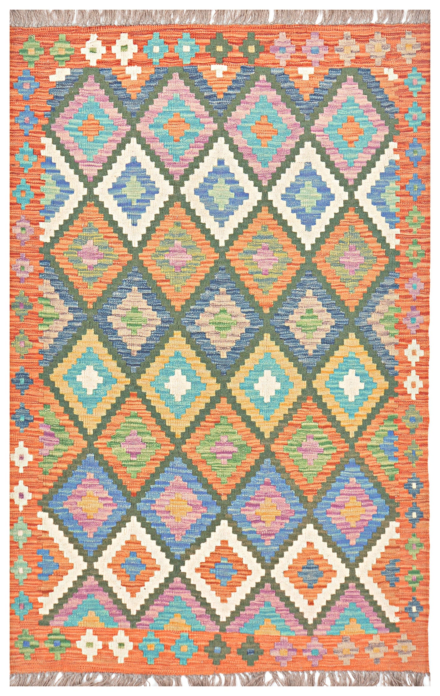 Afghan Kilim - 3x5 ft