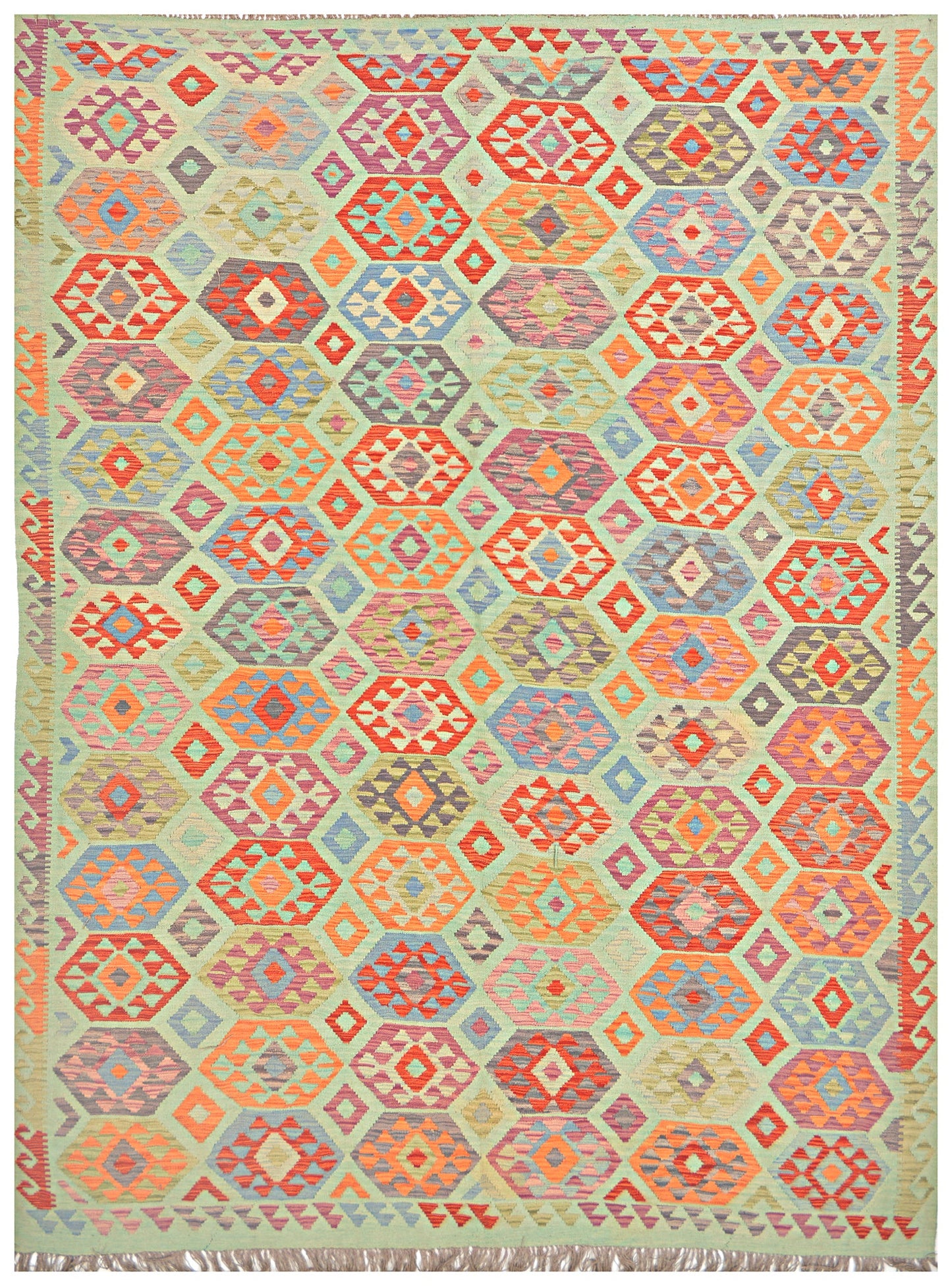 Afghan Kilim - 8x11 ft
