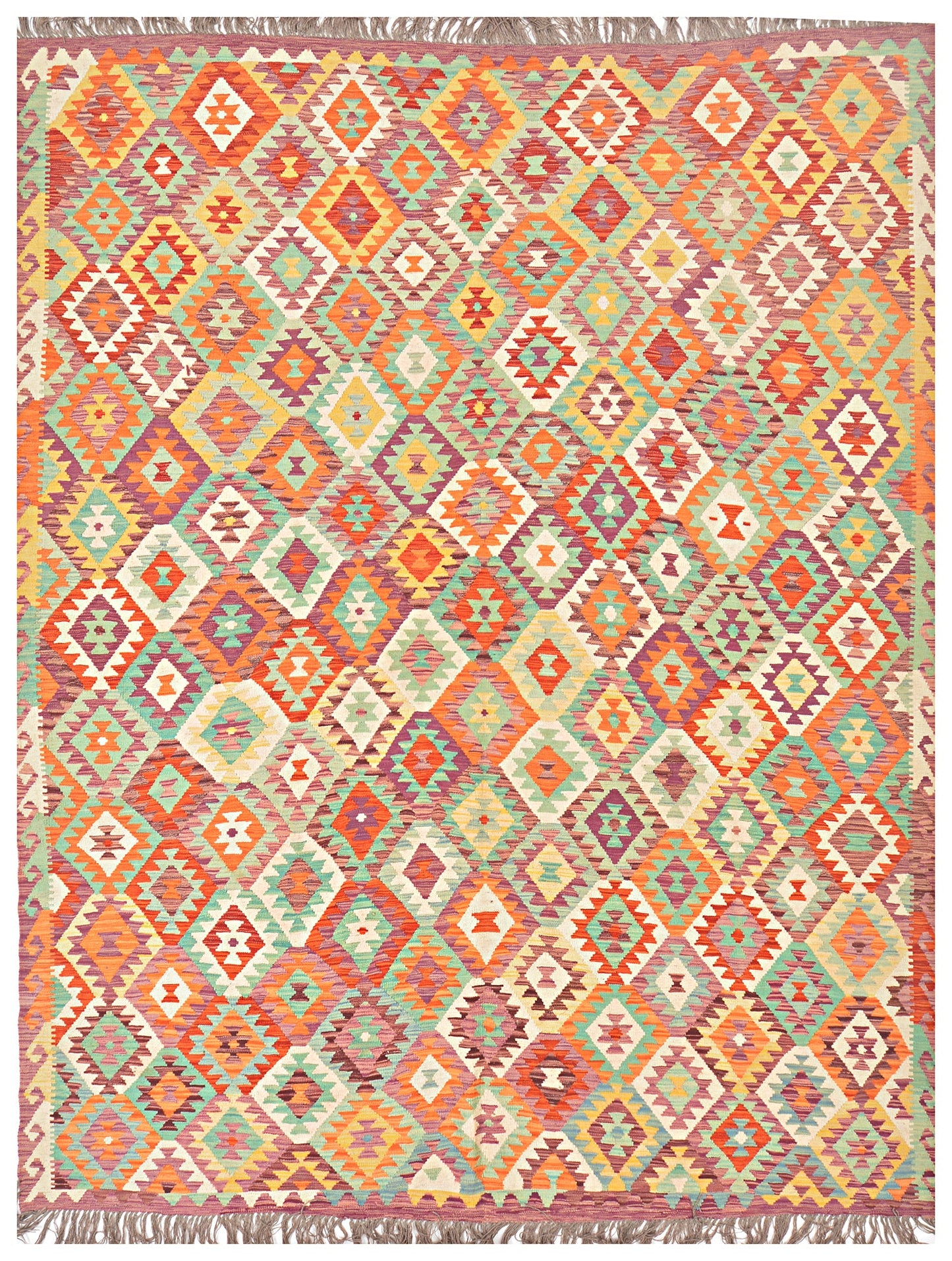 Afghan Kilim - 8x11 ft