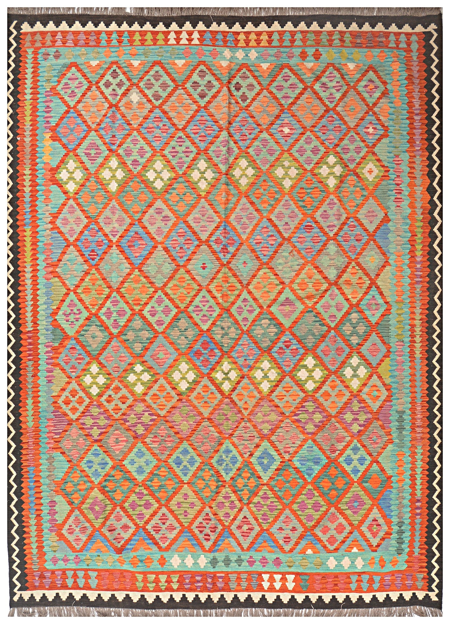 Afghan Kilim - 10x13 ft