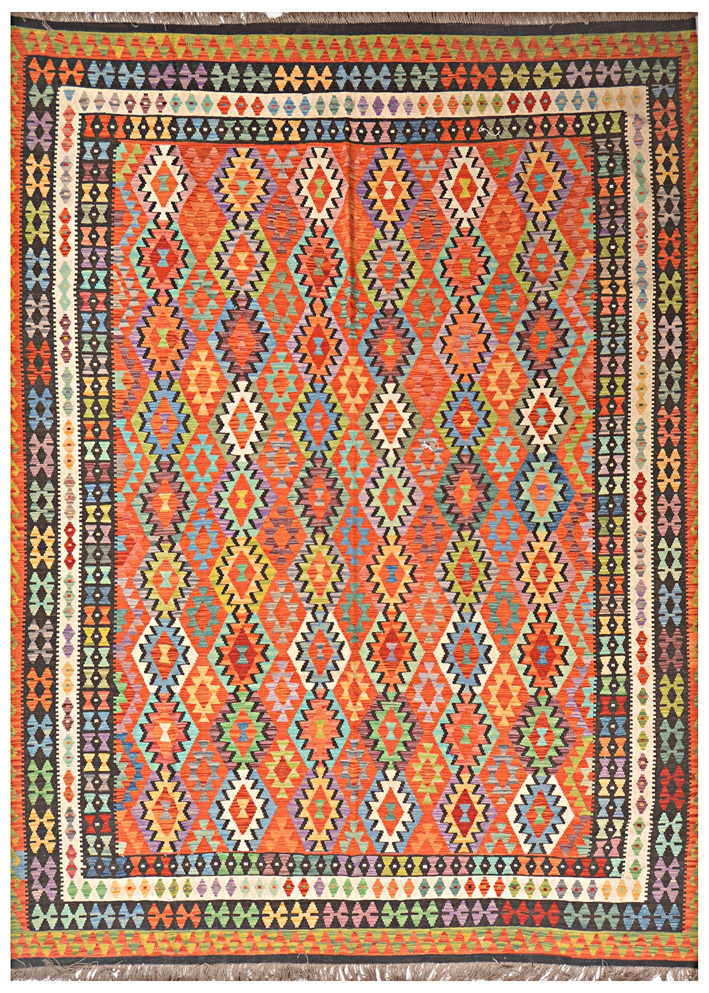 Afghan Kilim - 10x13 ft