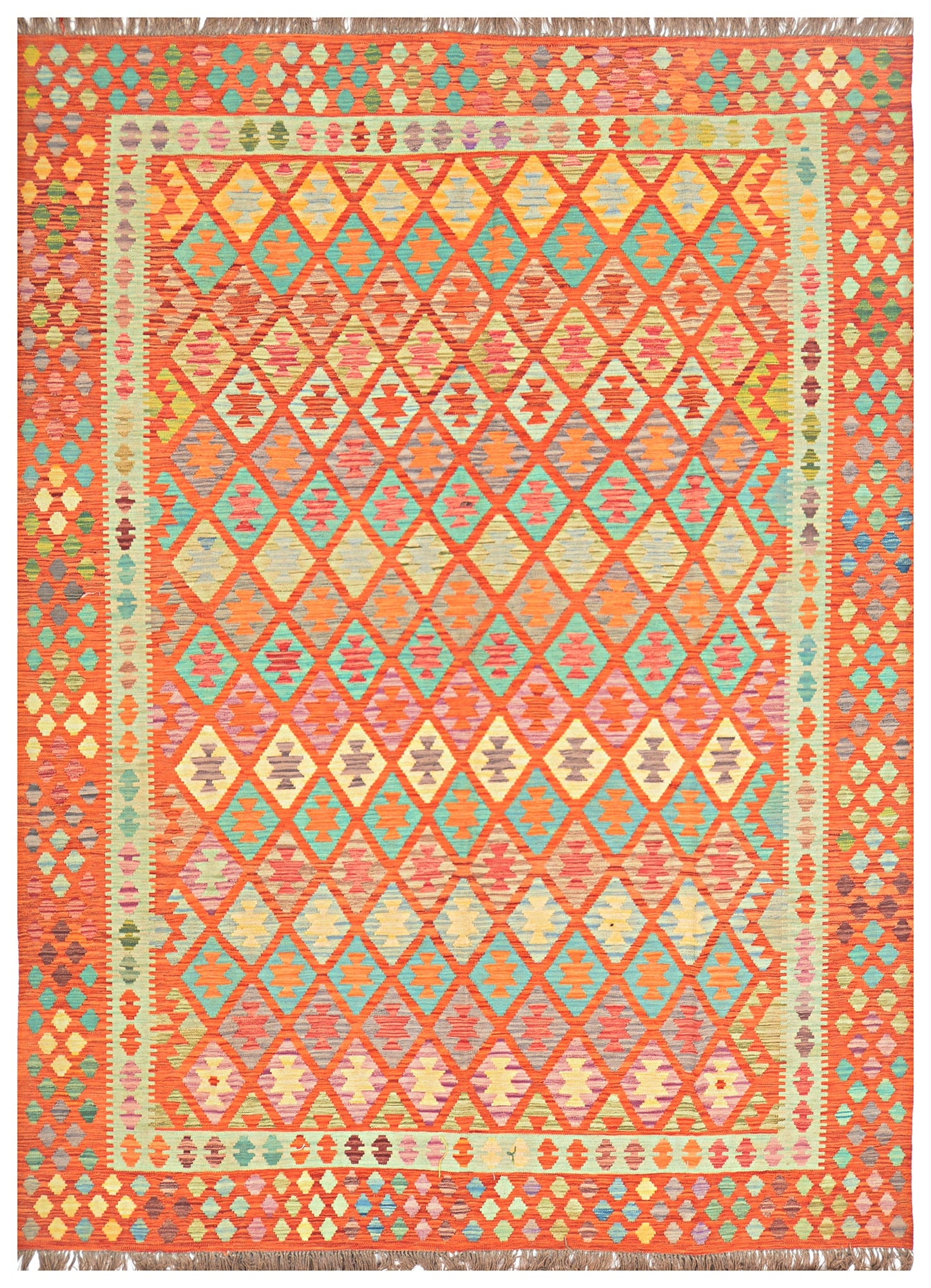 Afghan Kilim - 8x11 ft
