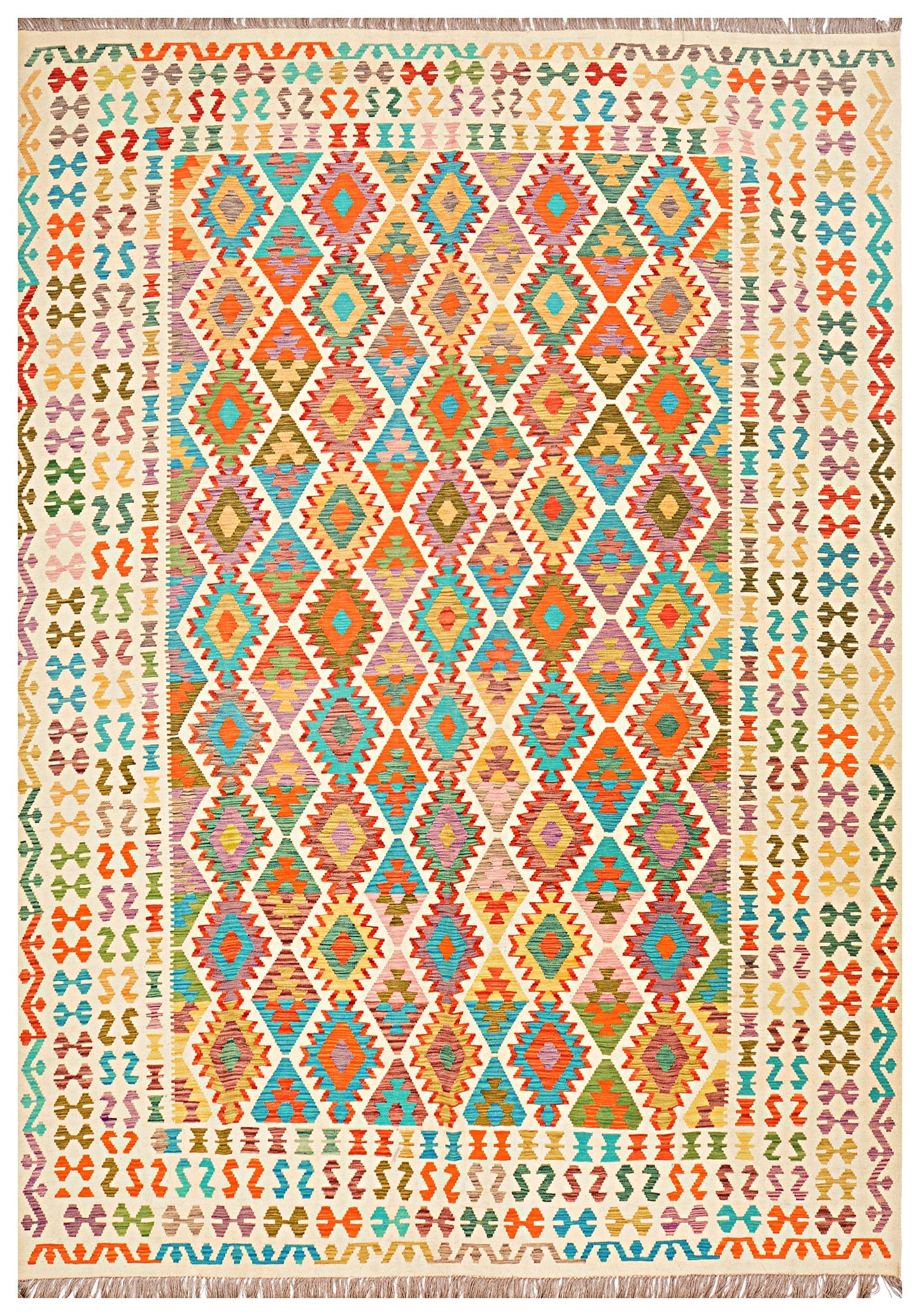Afghan Kilim - 8x11 ft