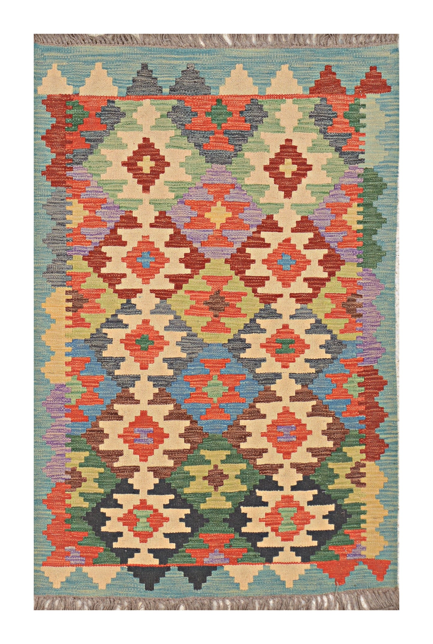 Afghan Kilim - 2.5x4 ft