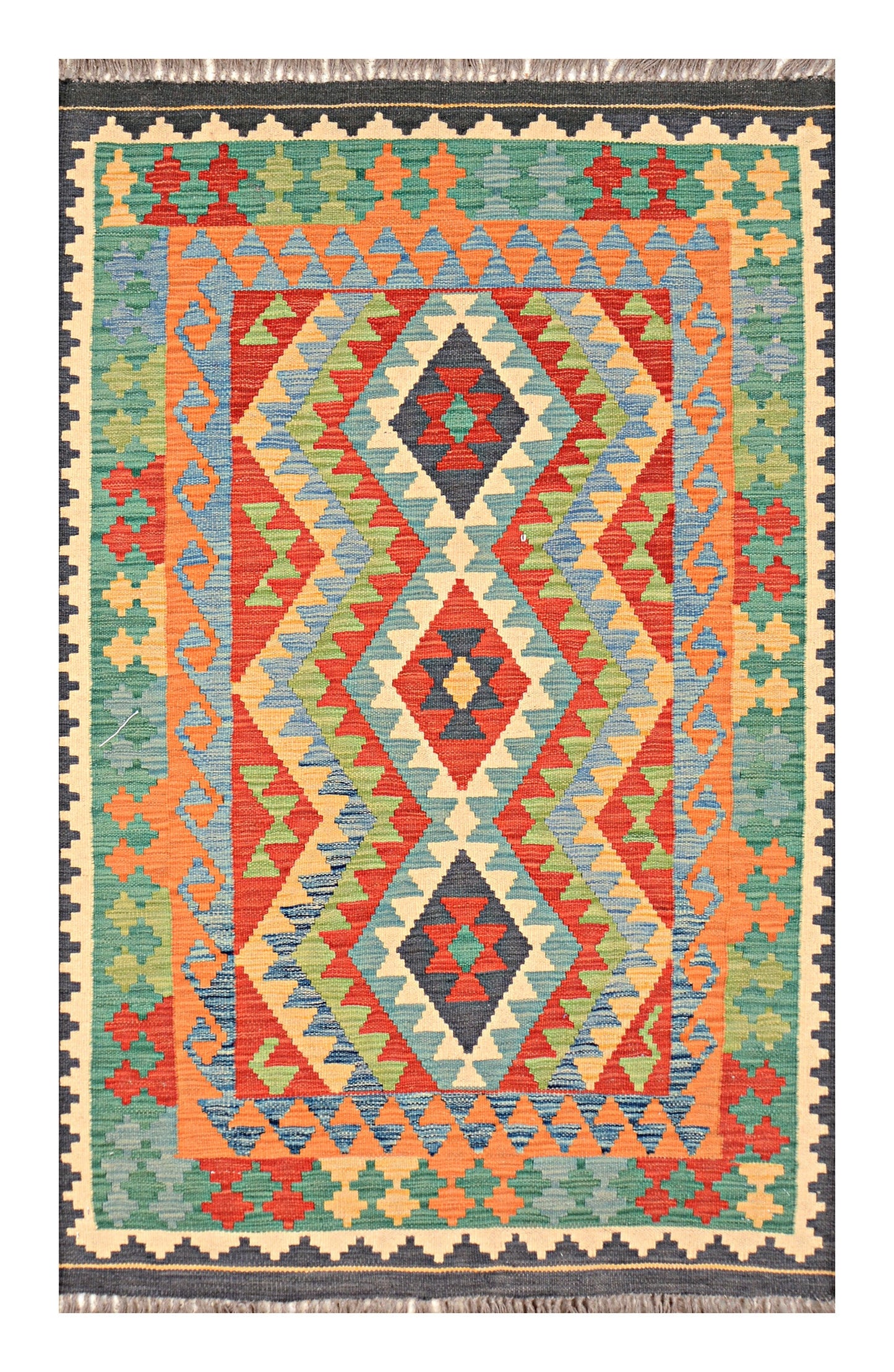 Afghan Kilim - 3x5 ft
