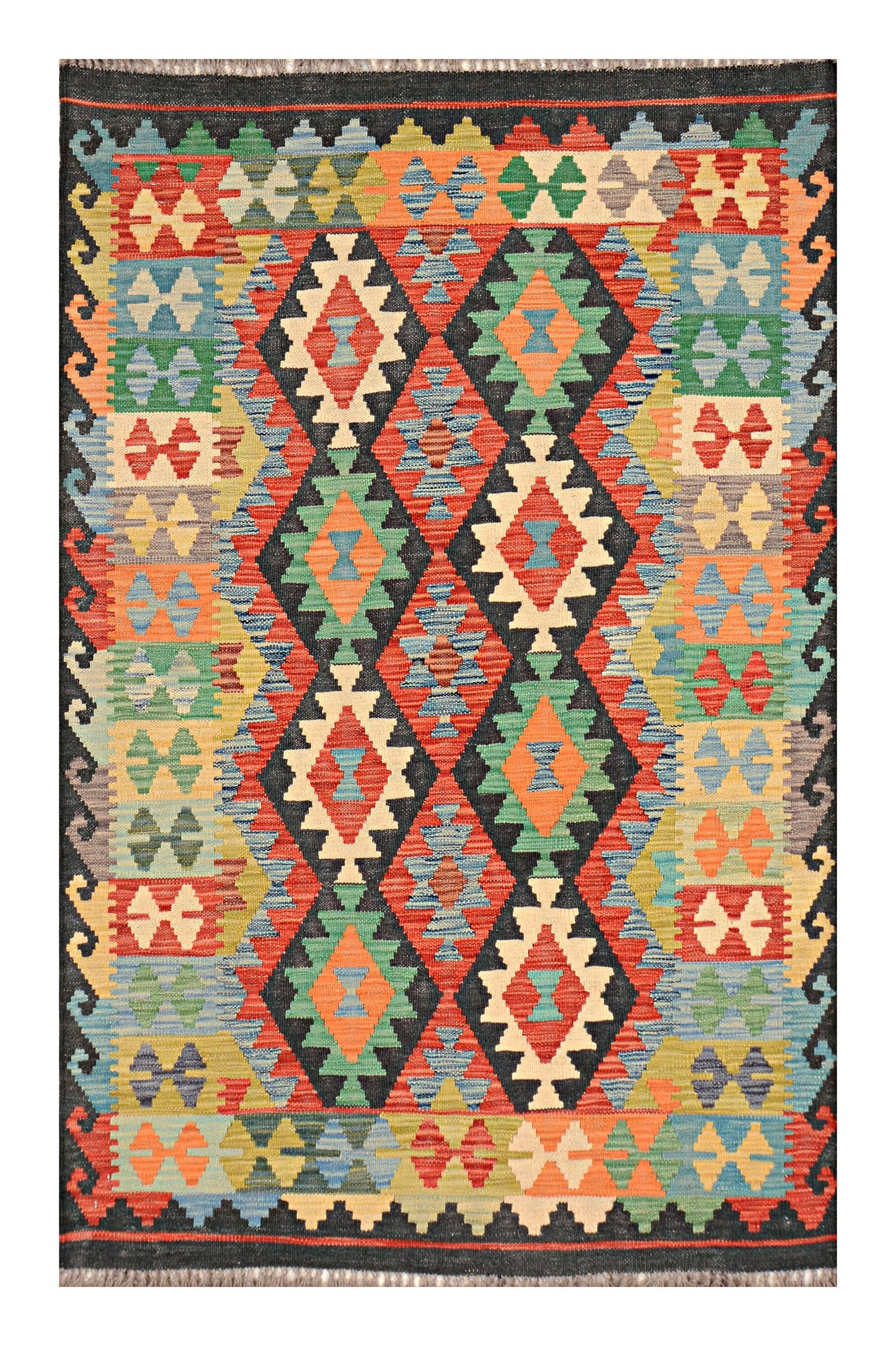 Afghan Kilim - 3x5 ft