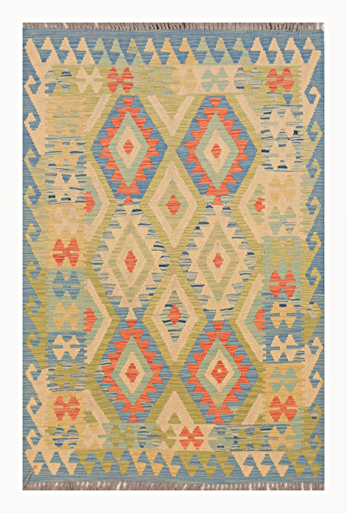 Afghan Kilim - 3x5 ft