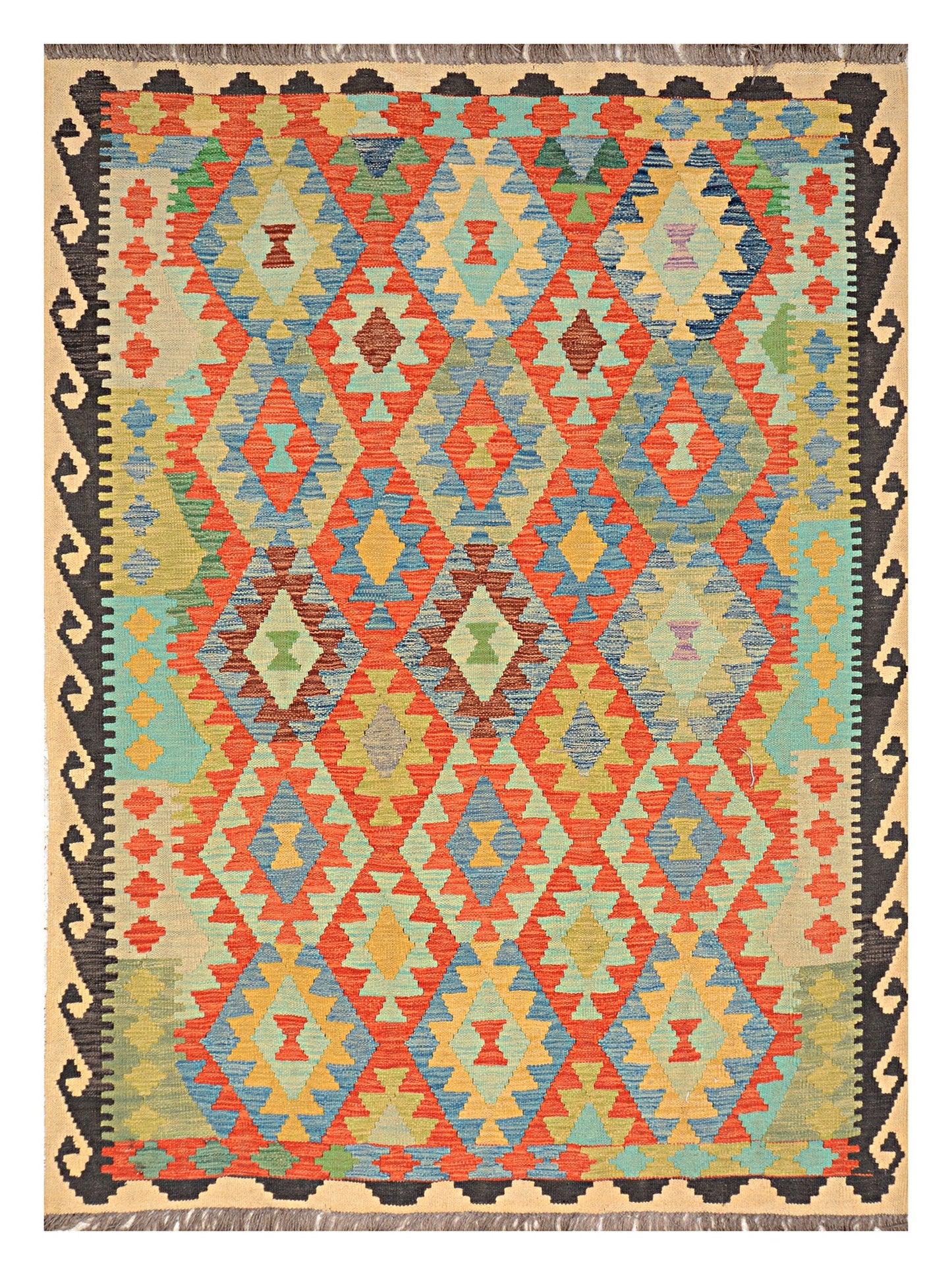Afghan Kilim - 7x5 ft