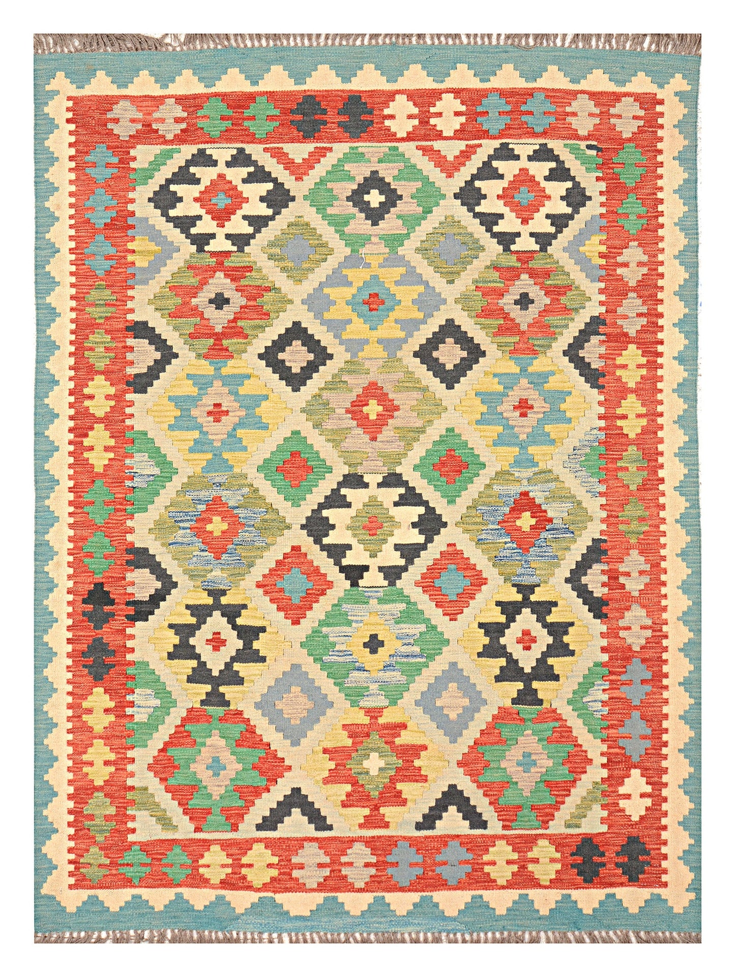 Afghan Kilim - 7x5 ft