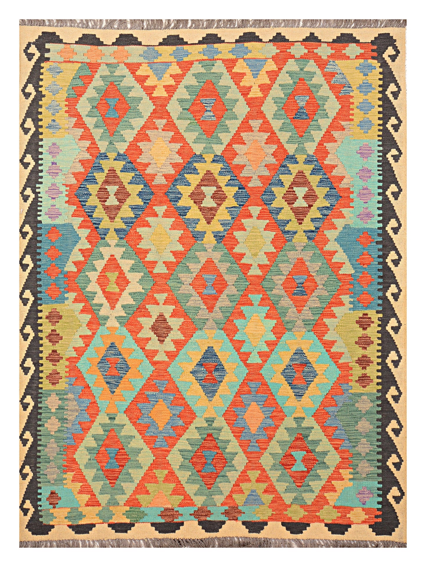 Afghan Kilim - 7x5 ft