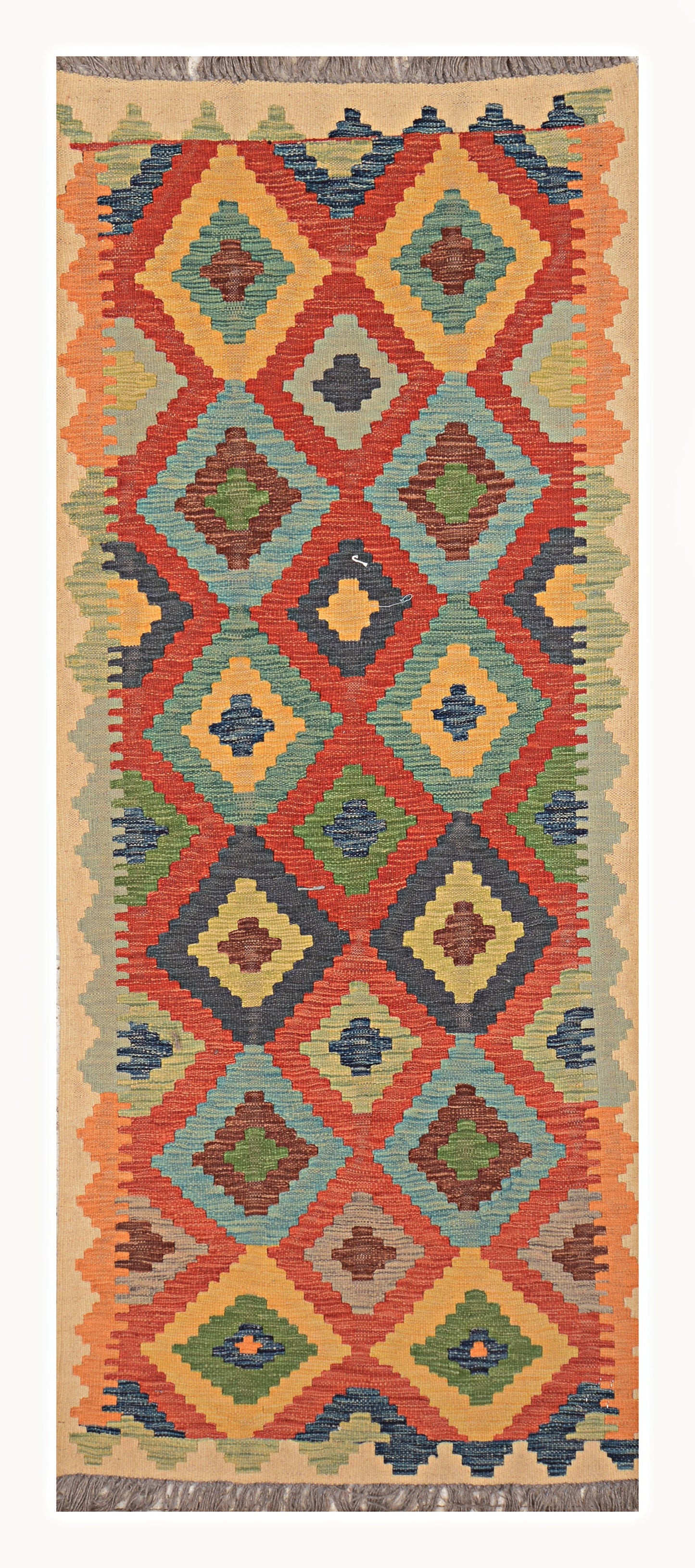 Afghan Kilim - 2x6 ft