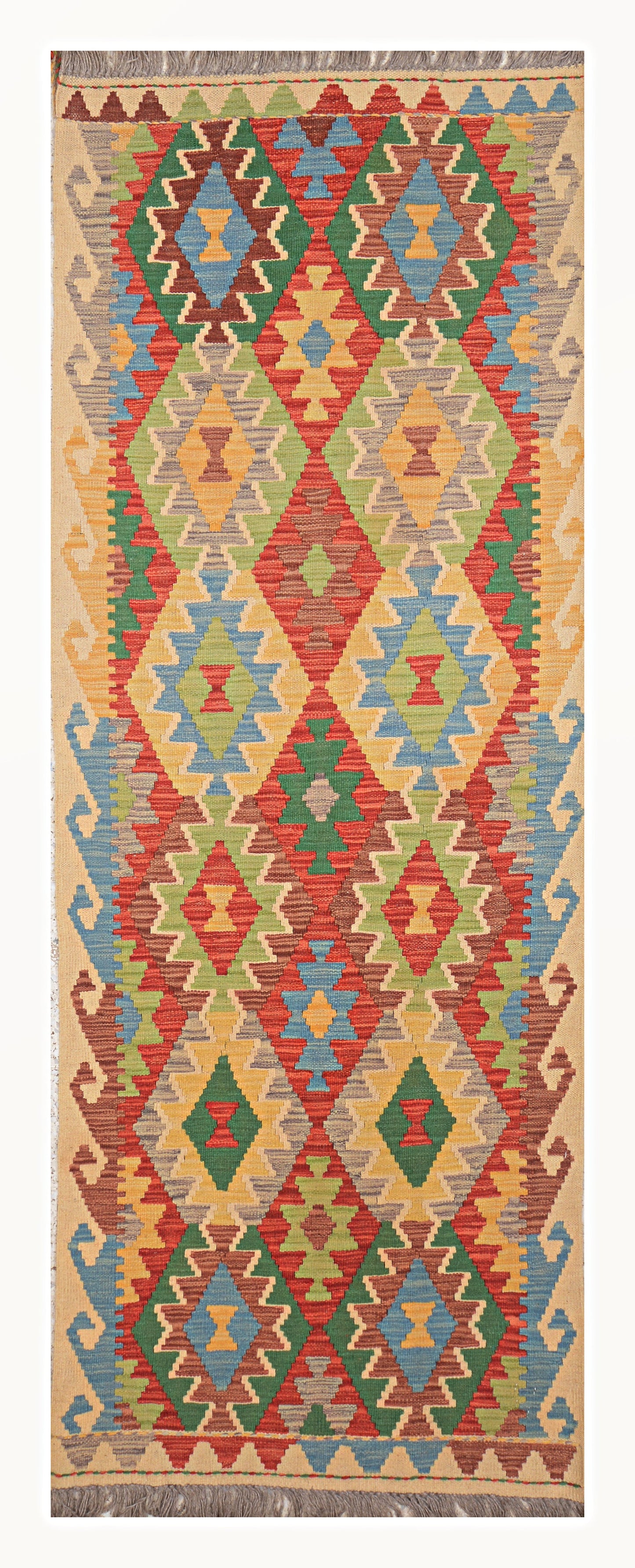 Afghan Kilim - 2x6 ft