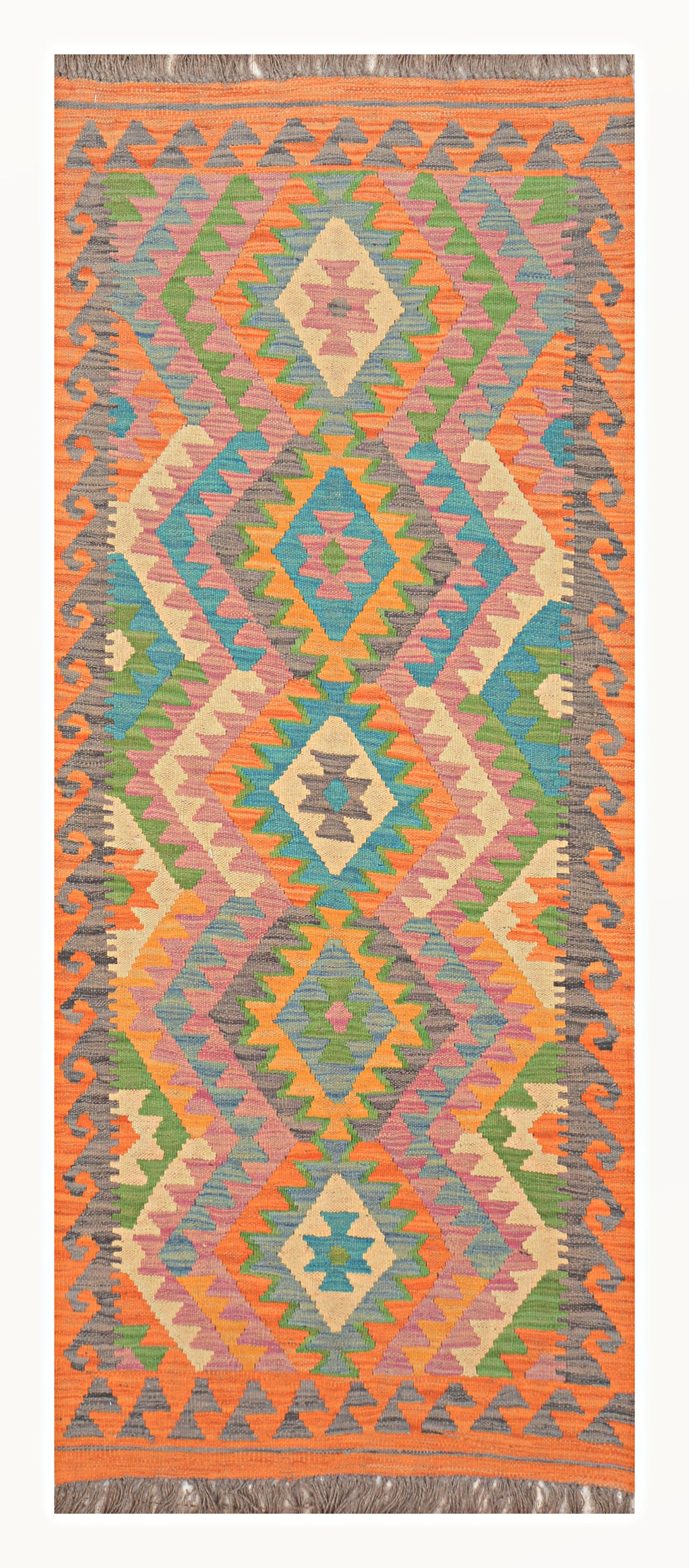 Afghan Kilim - 2x6 ft