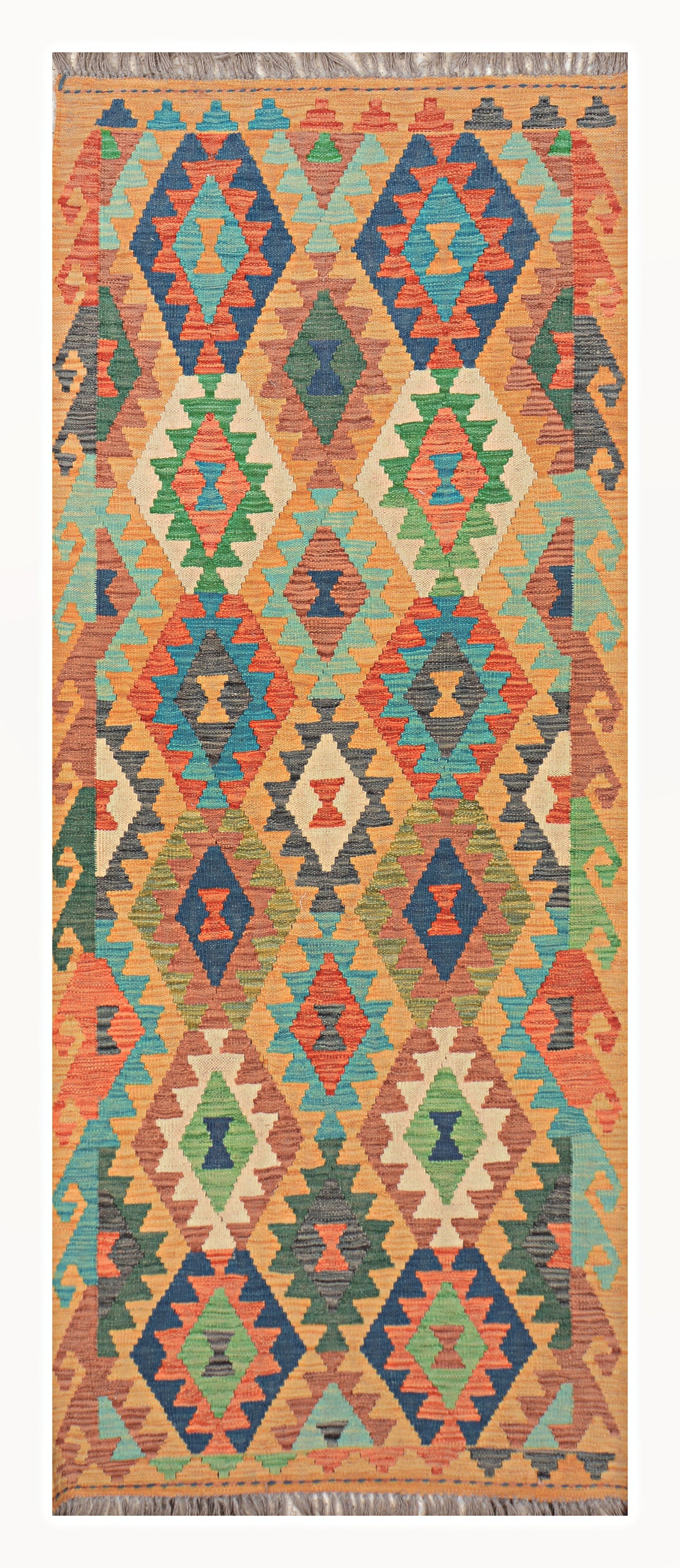 Afghan Kilim - 2x6 ft