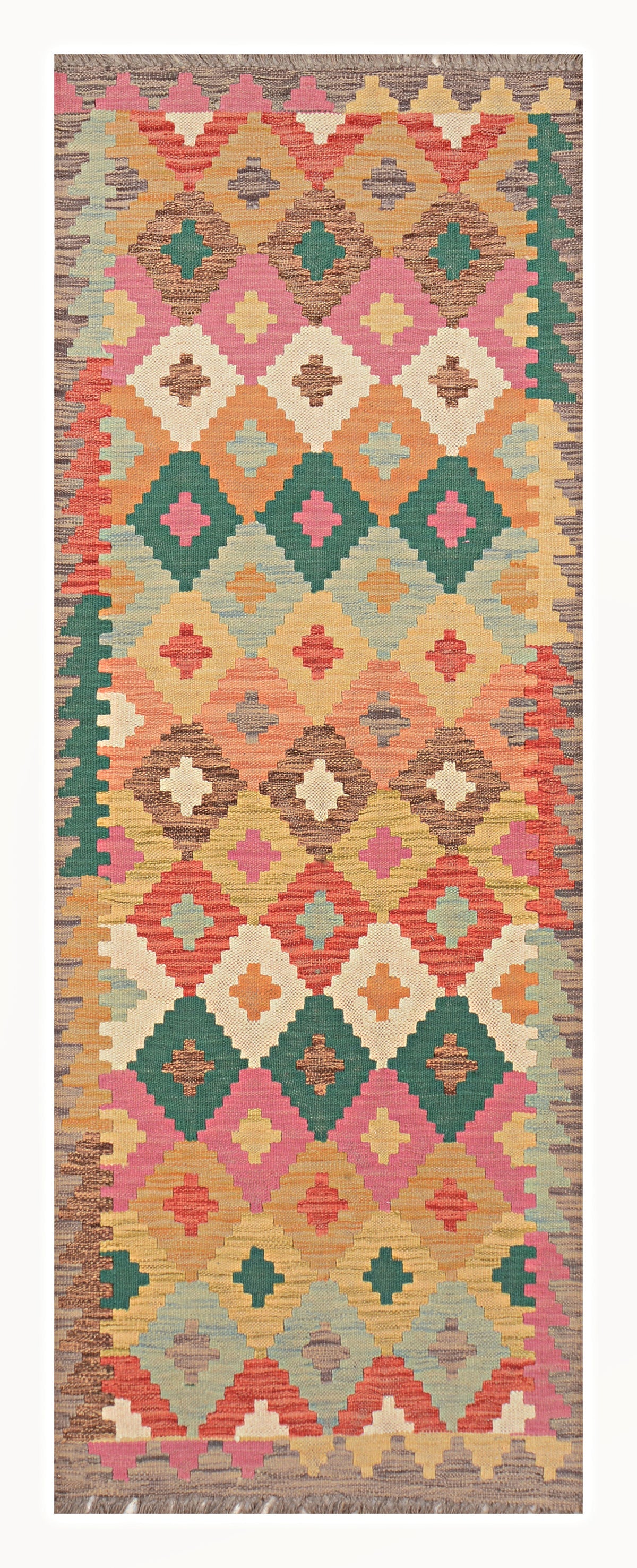 Afghan Kilim - 2x6 ft