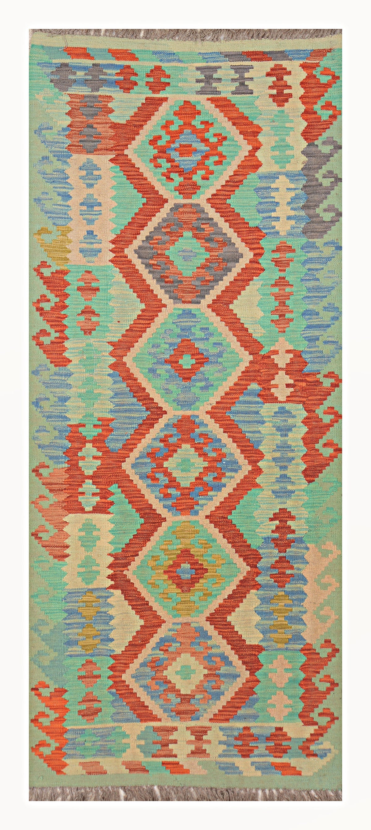Afghan Kilim - 2x6 ft