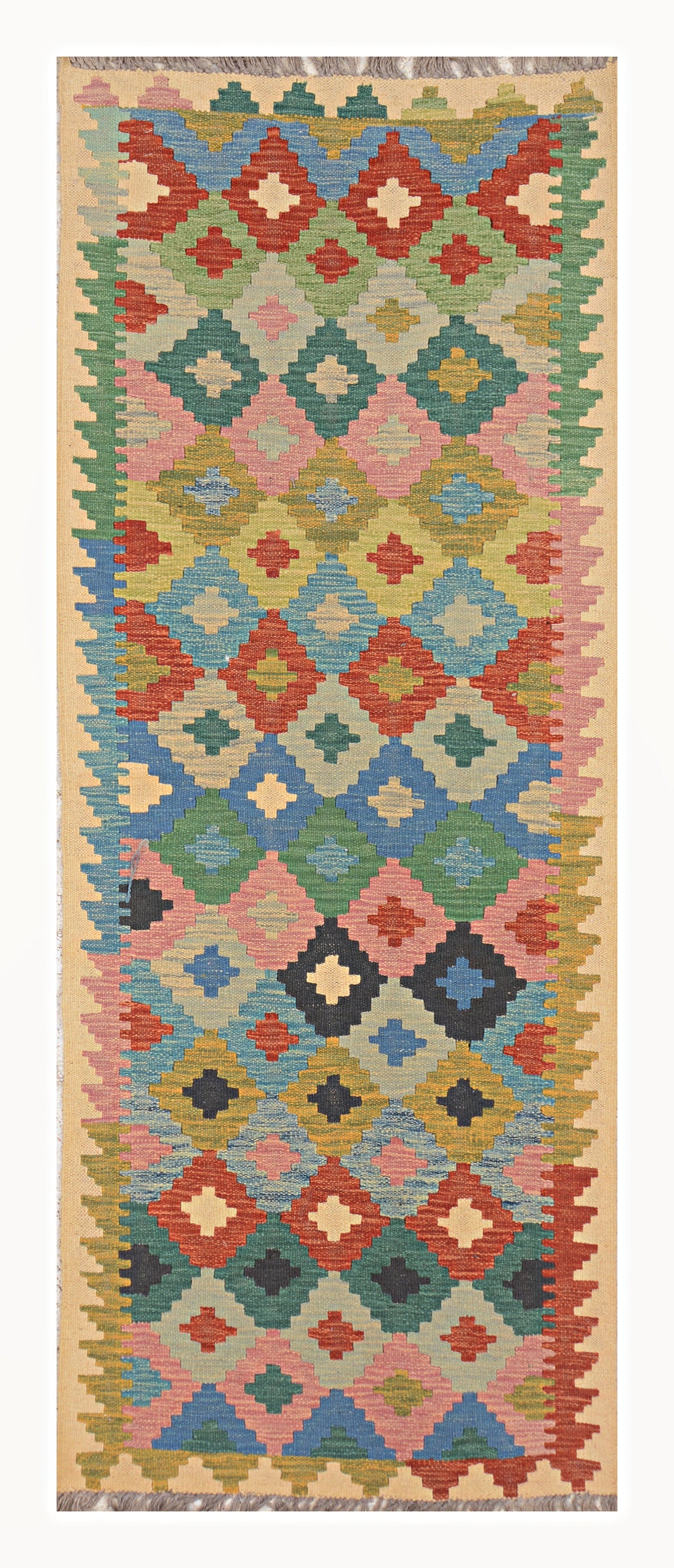 Afghan Kilim - 2x6 ft