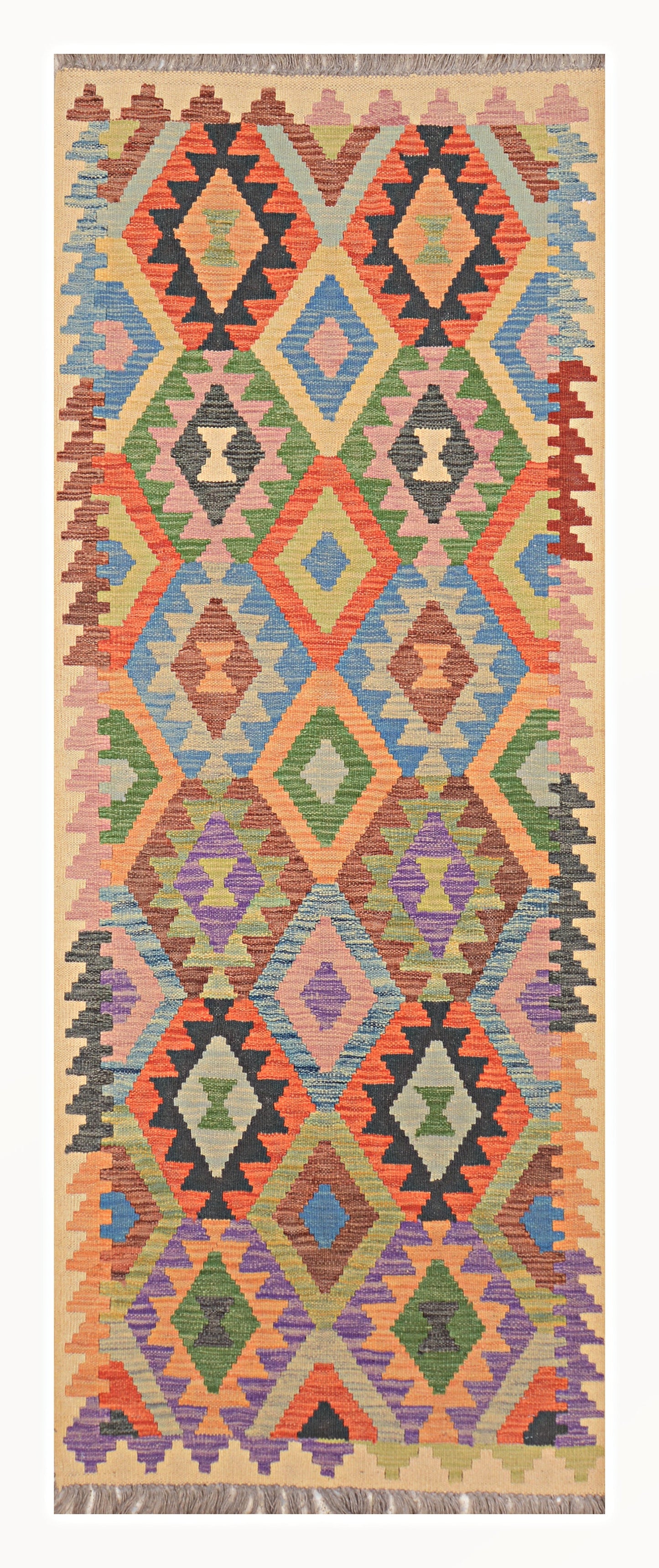 Afghan Kilim - 2x6 ft