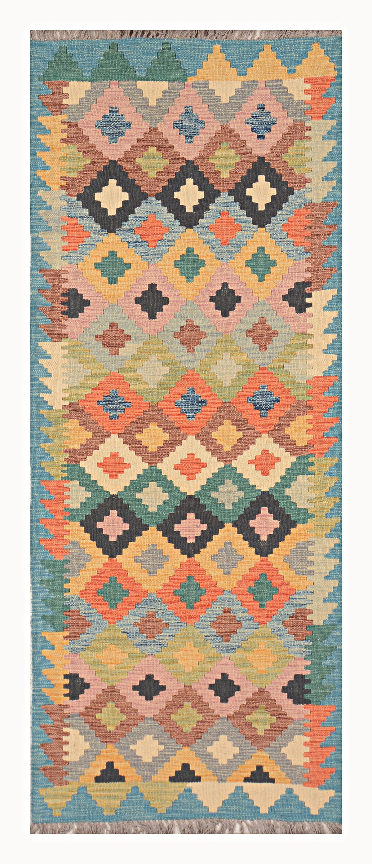 Afghan Kilim - 2x6 ft