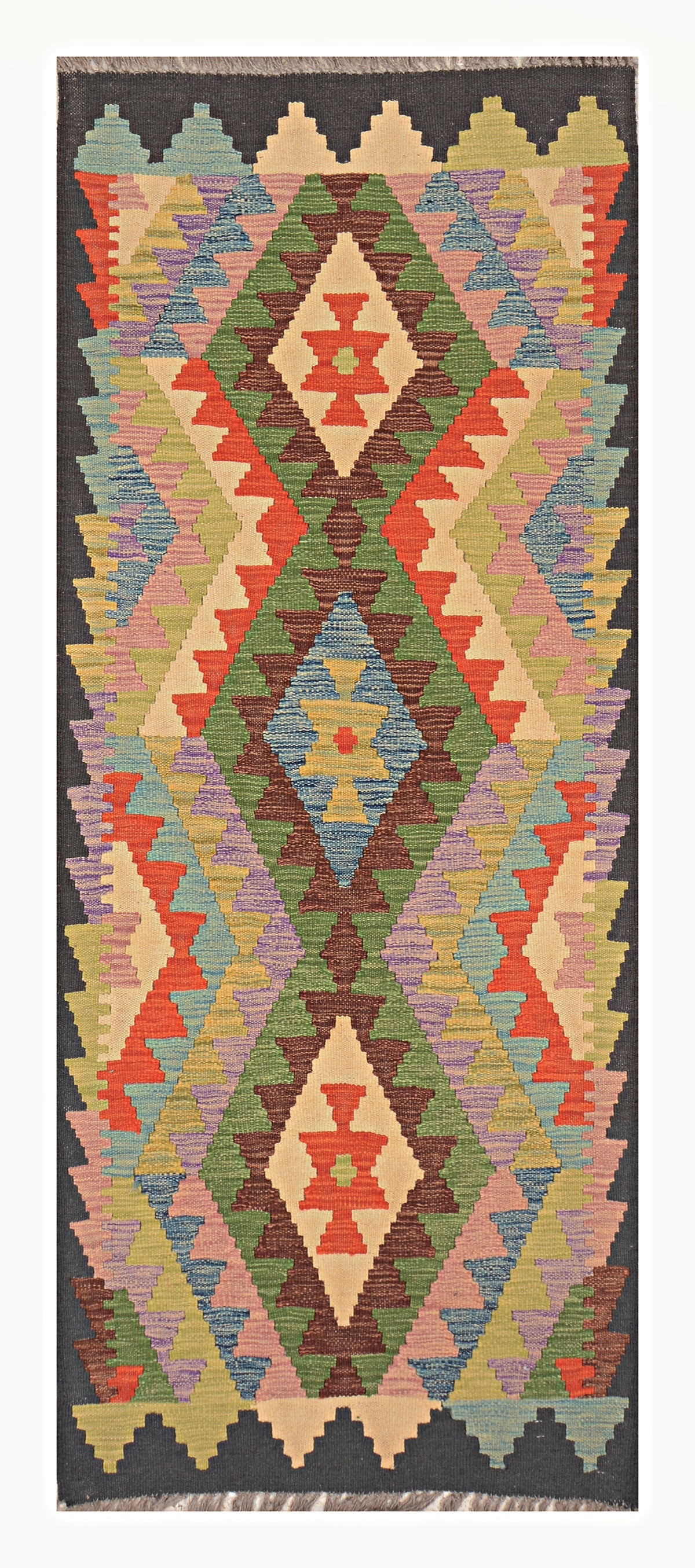 Afghan Kilim - 2x6 ft