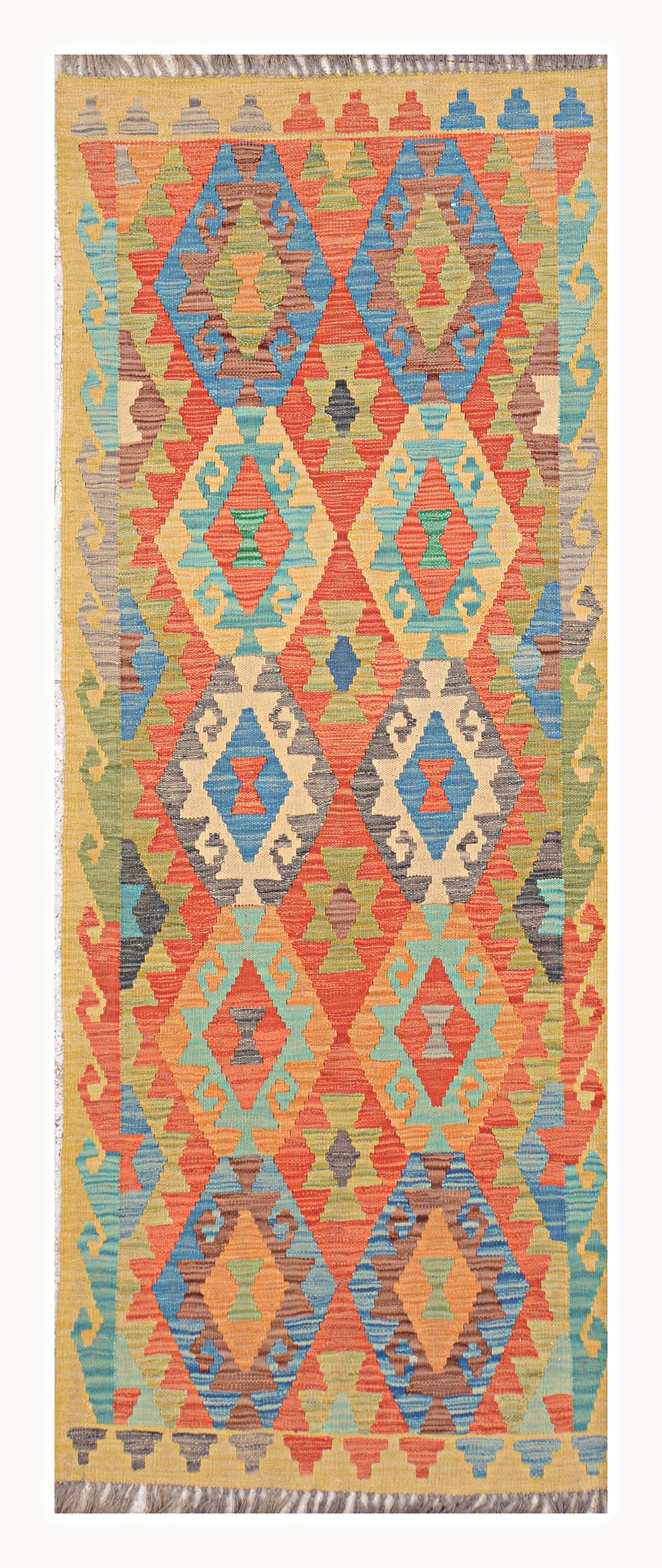 Afghan Kilim - 2x6 ft