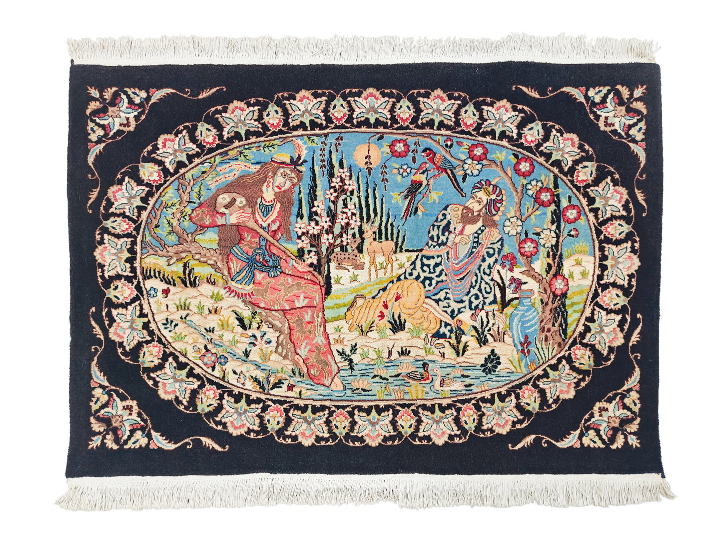 Pictorial Rug Double knot - 2.5x4 ft