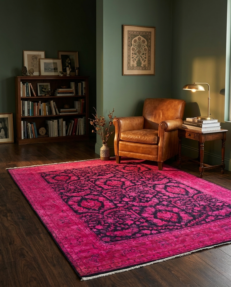 Overdyed Double Knot 9x12 ft