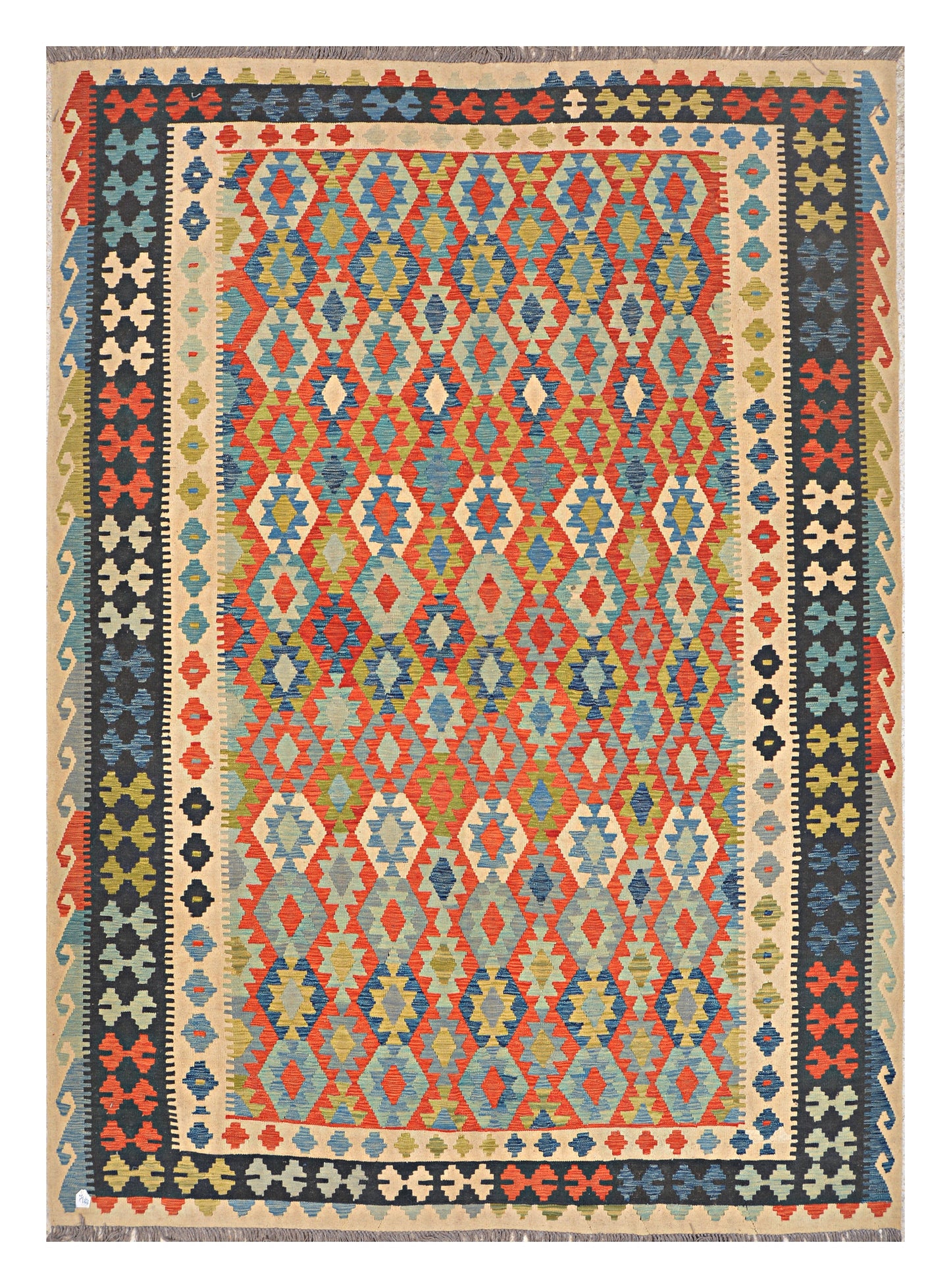 Afghan Kilim - 8x11 ft