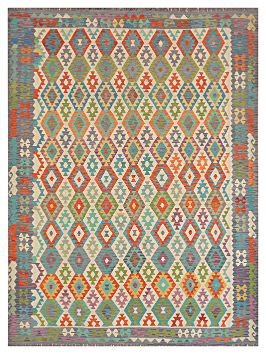 Afghan Kilim - 10x13 ft