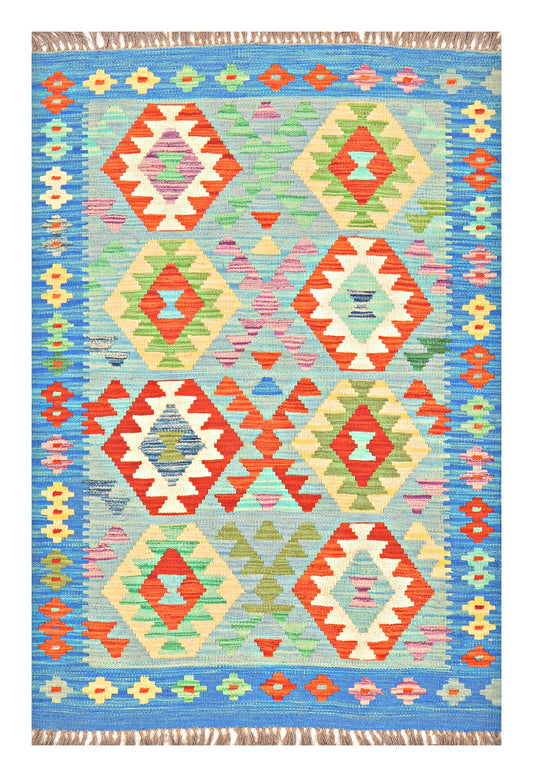 Afghan Kilim - 3x5 ft