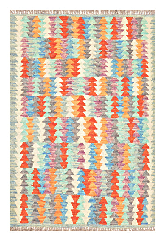 Afghan Kilim - 3x5 ft