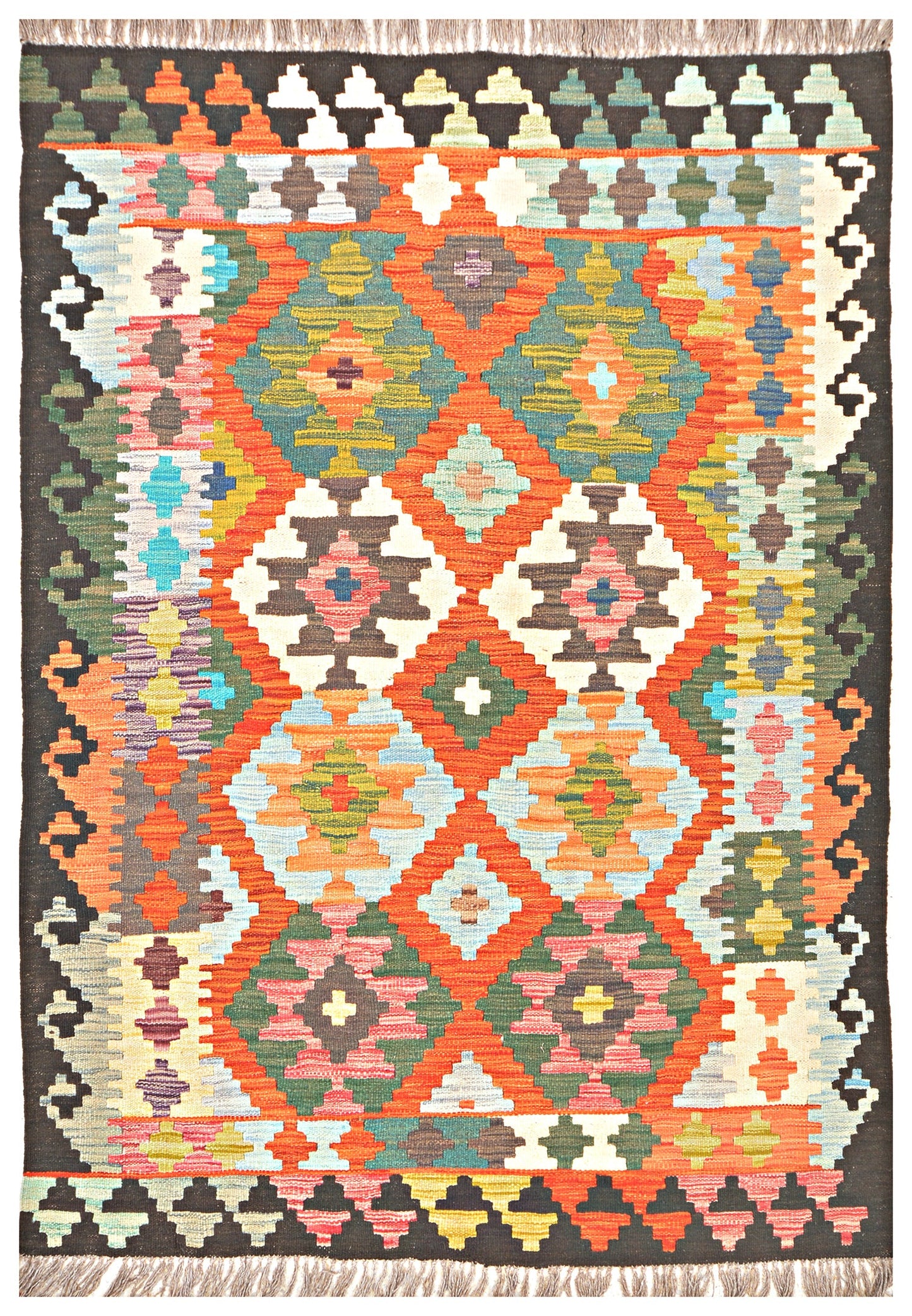Afghan Kilim - 6x4 ft