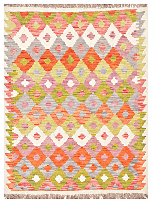 Afghan Kilim - 7x5 ft