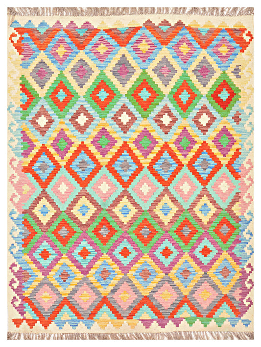Afghan Kilim - 7x5 ft
