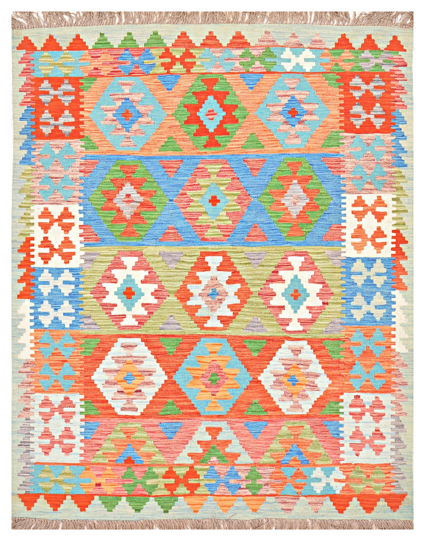 Afghan Kilim - 7x5 ft