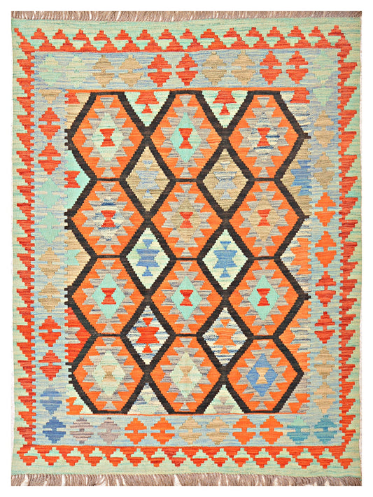 Afghan Kilim - 7x5 ft