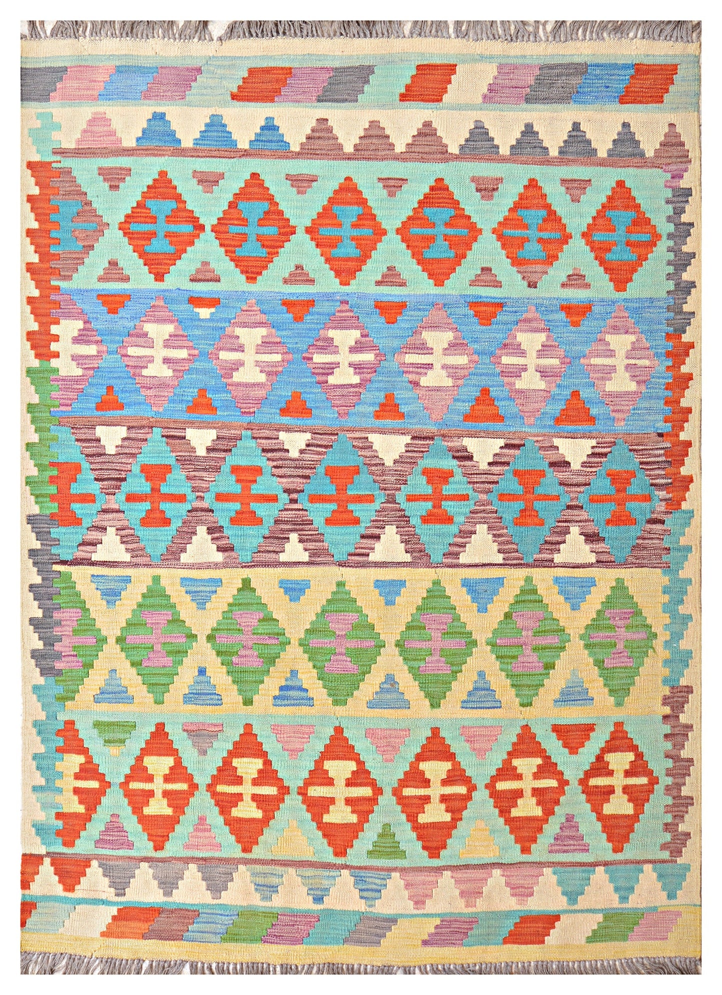Afghan Kilim - 7x5 ft